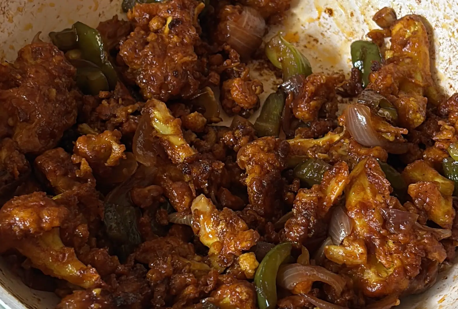 A cook's photo of Gobi Manchurian