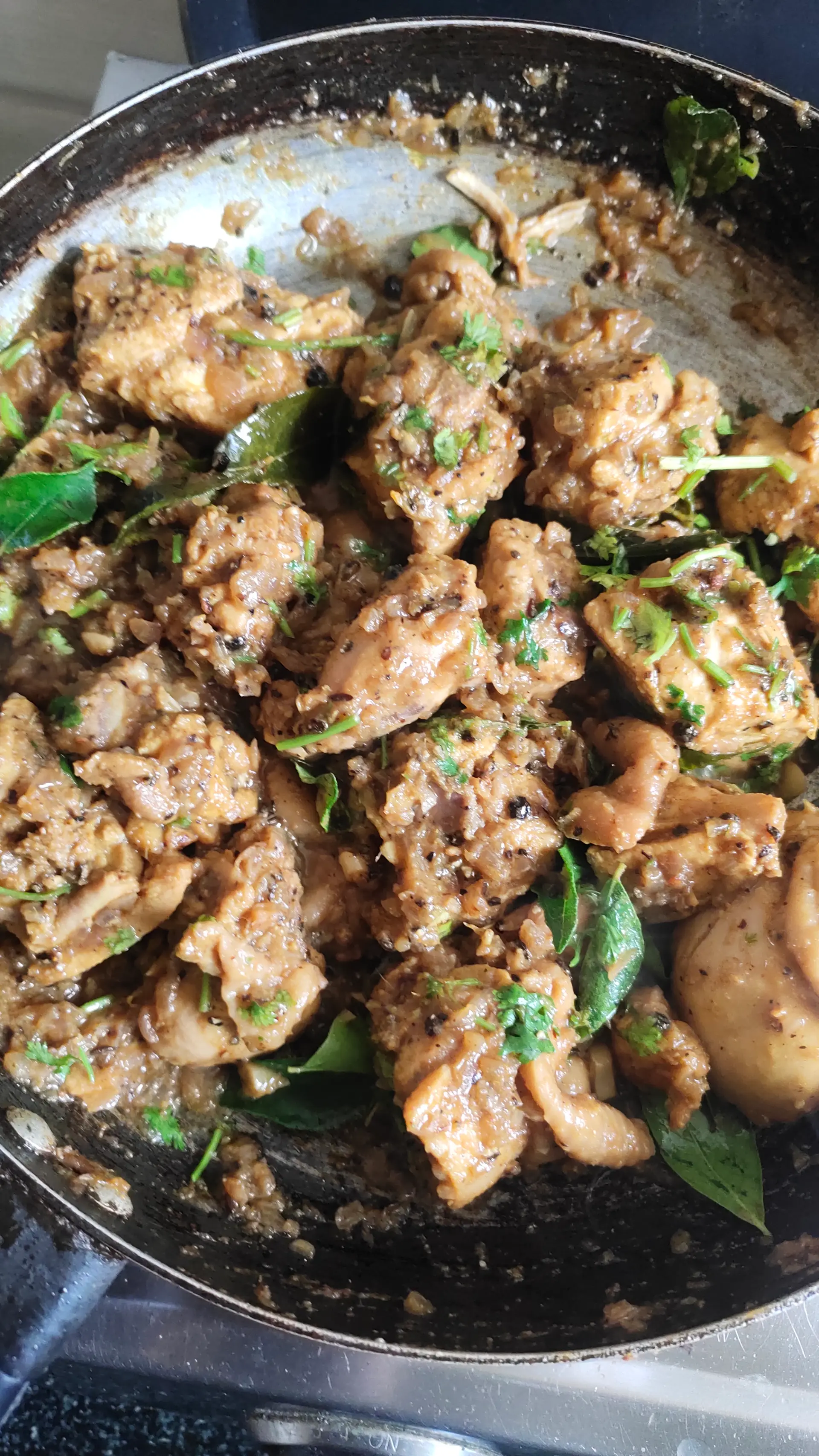 A cook's photo of Andhra Pepper Chicken