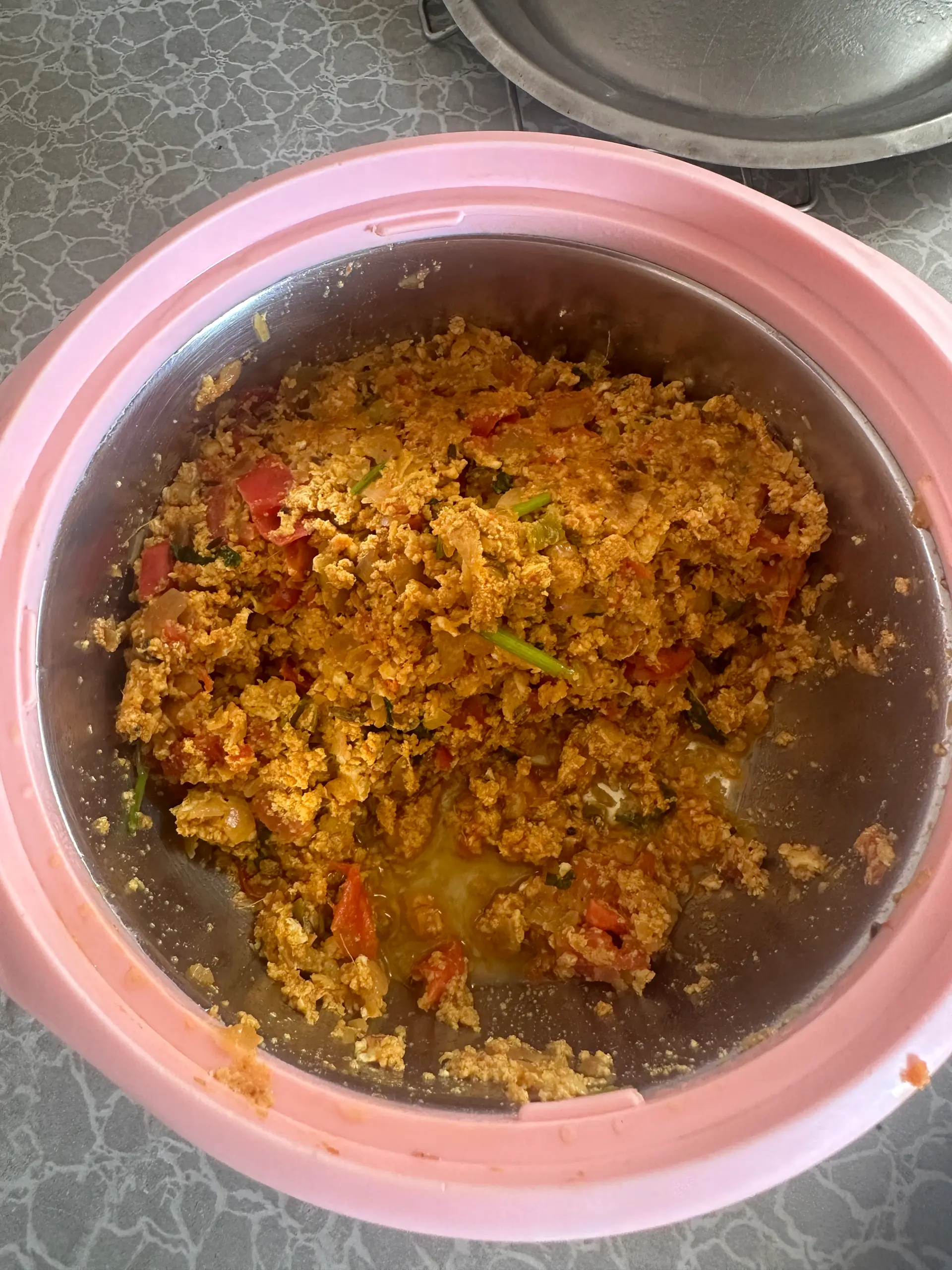 A cook's photo of Muttai Thakkali