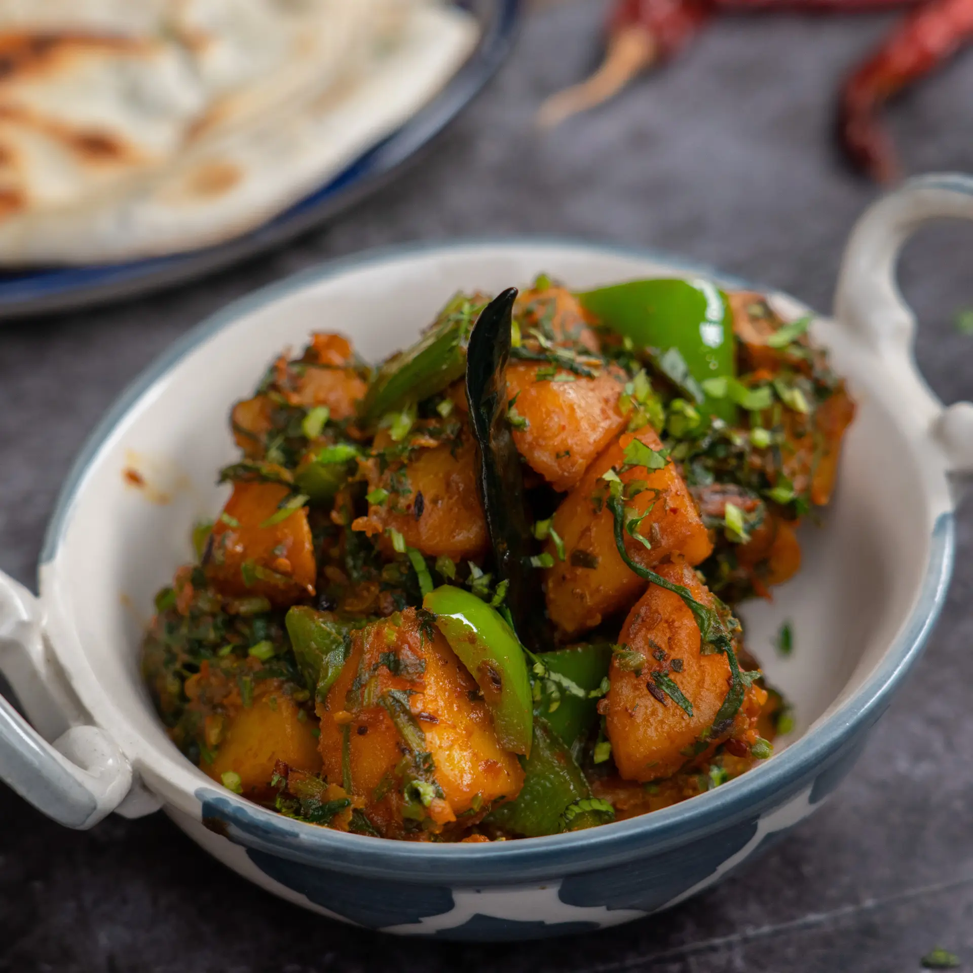 Dhaba Style Aloo Palak