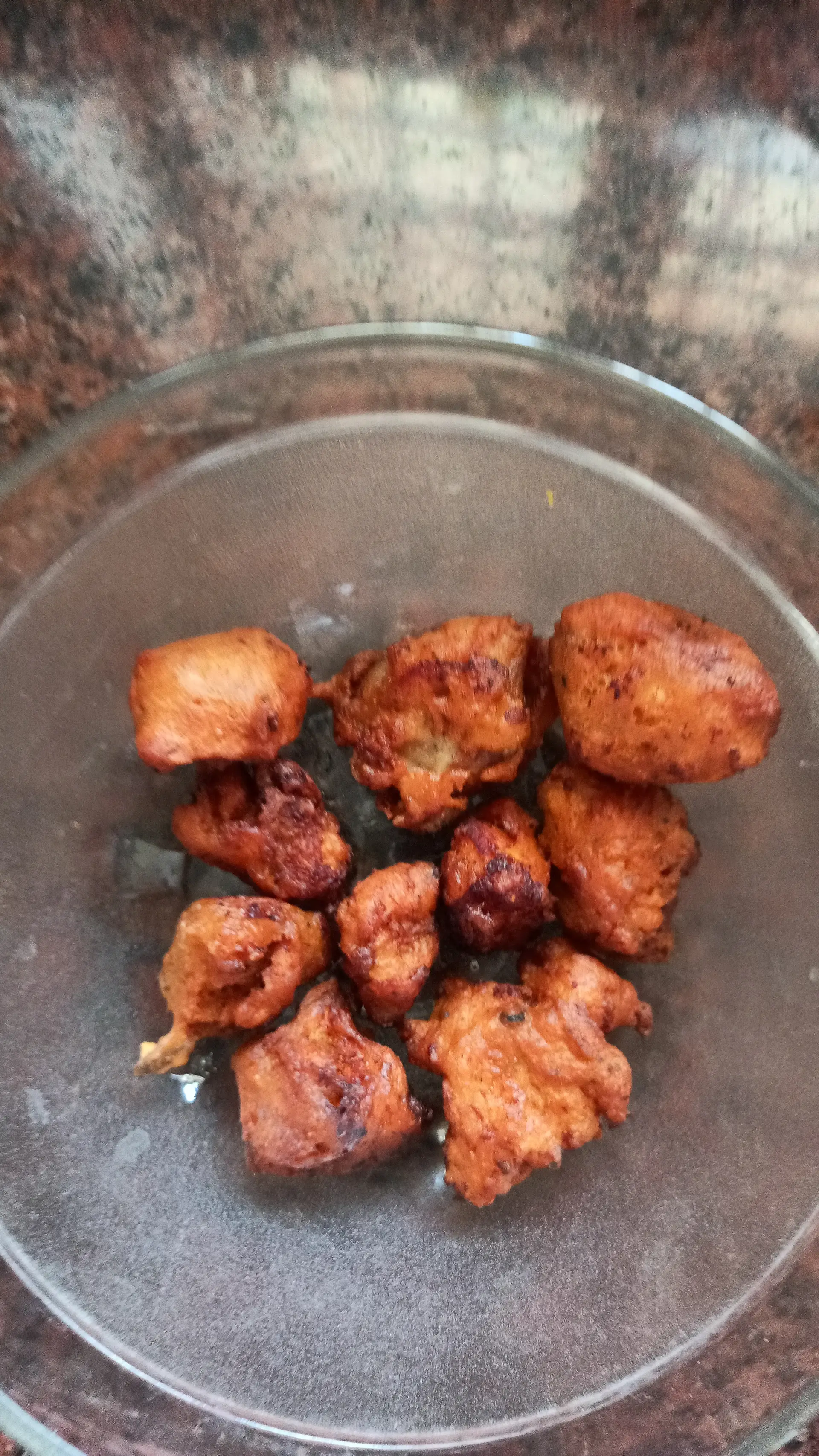 A cook's photo of Chicken Popcorn