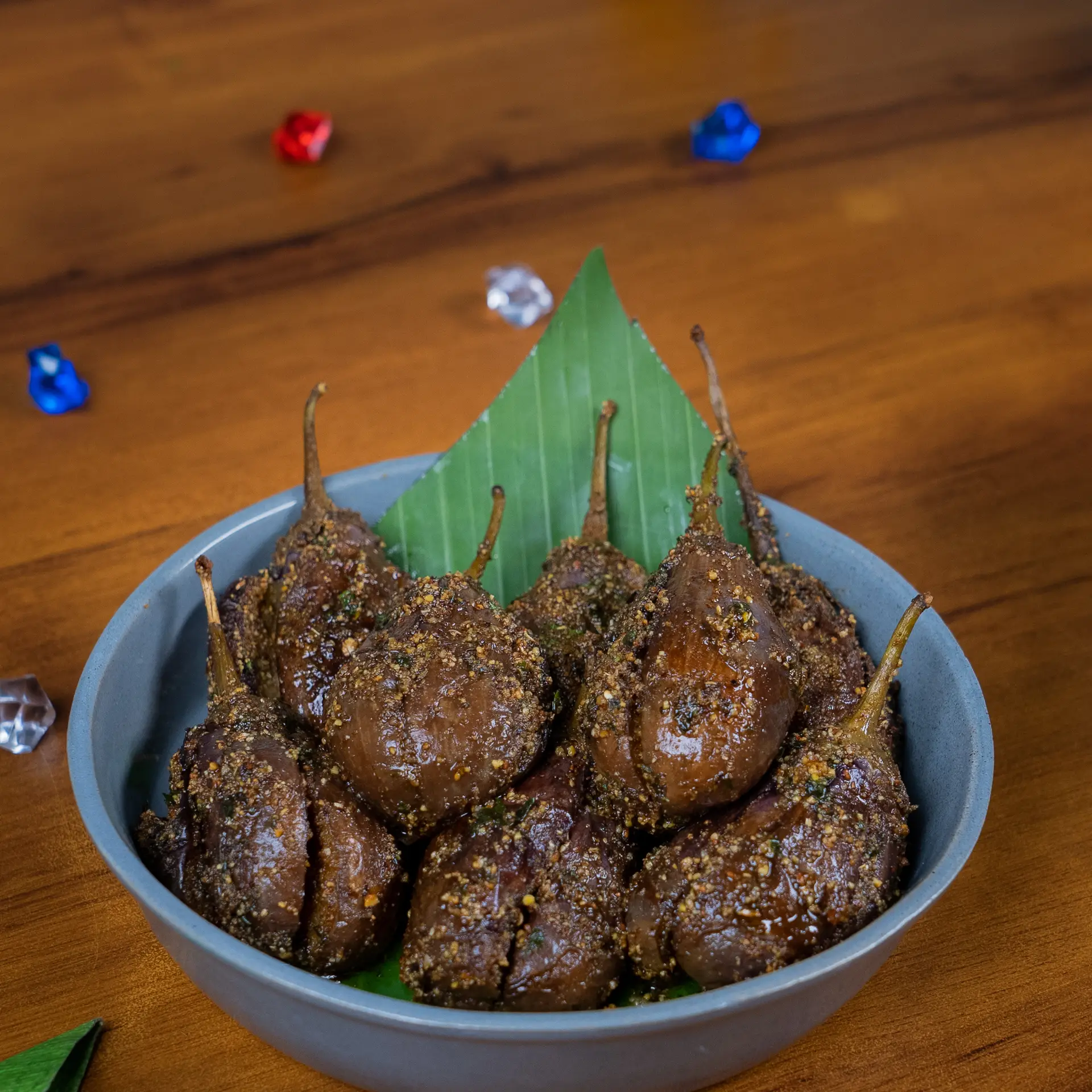 Kathirikai Podi Fry