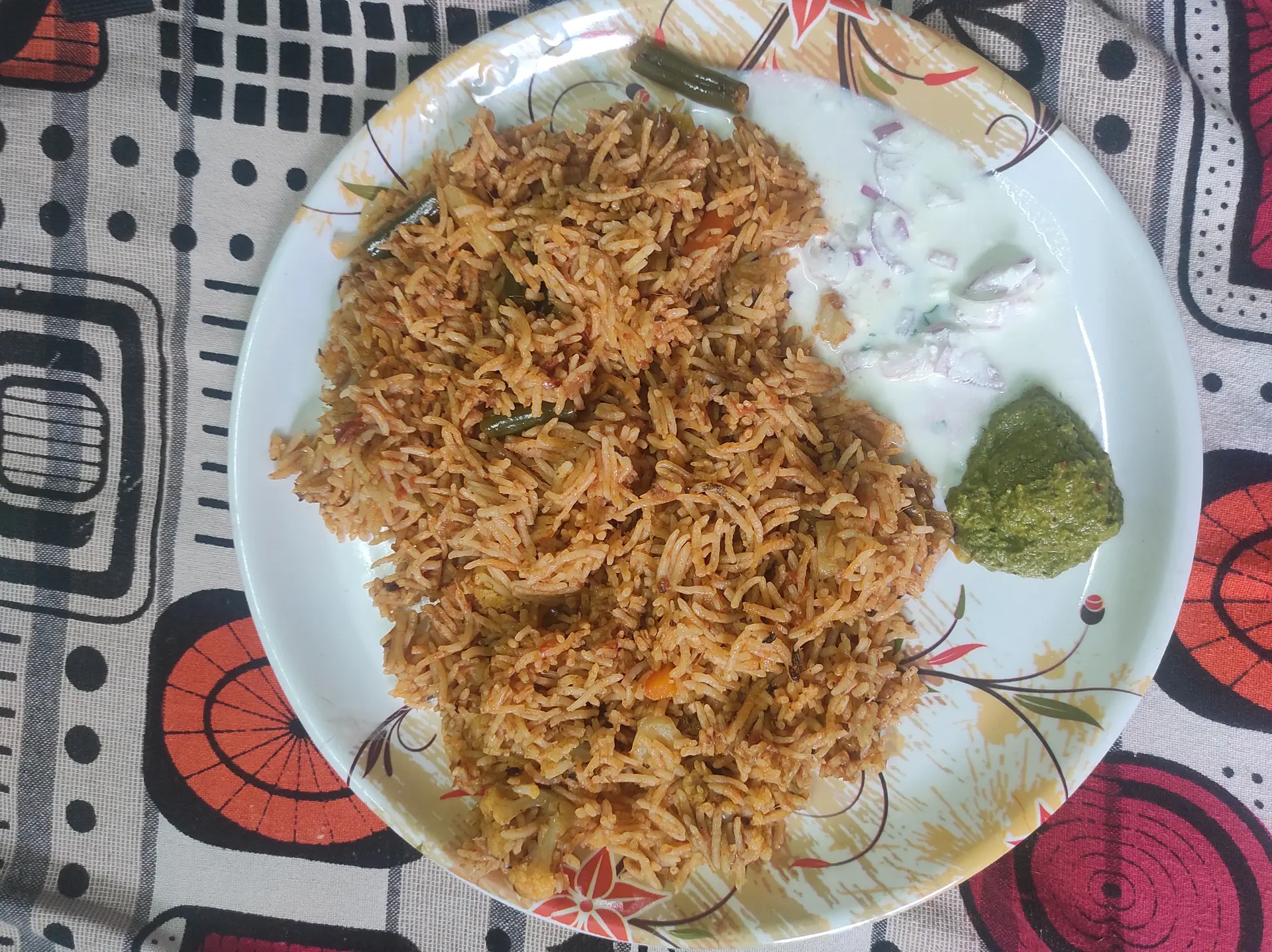 A cook's photo of Cookd Wedding Veg Biryani