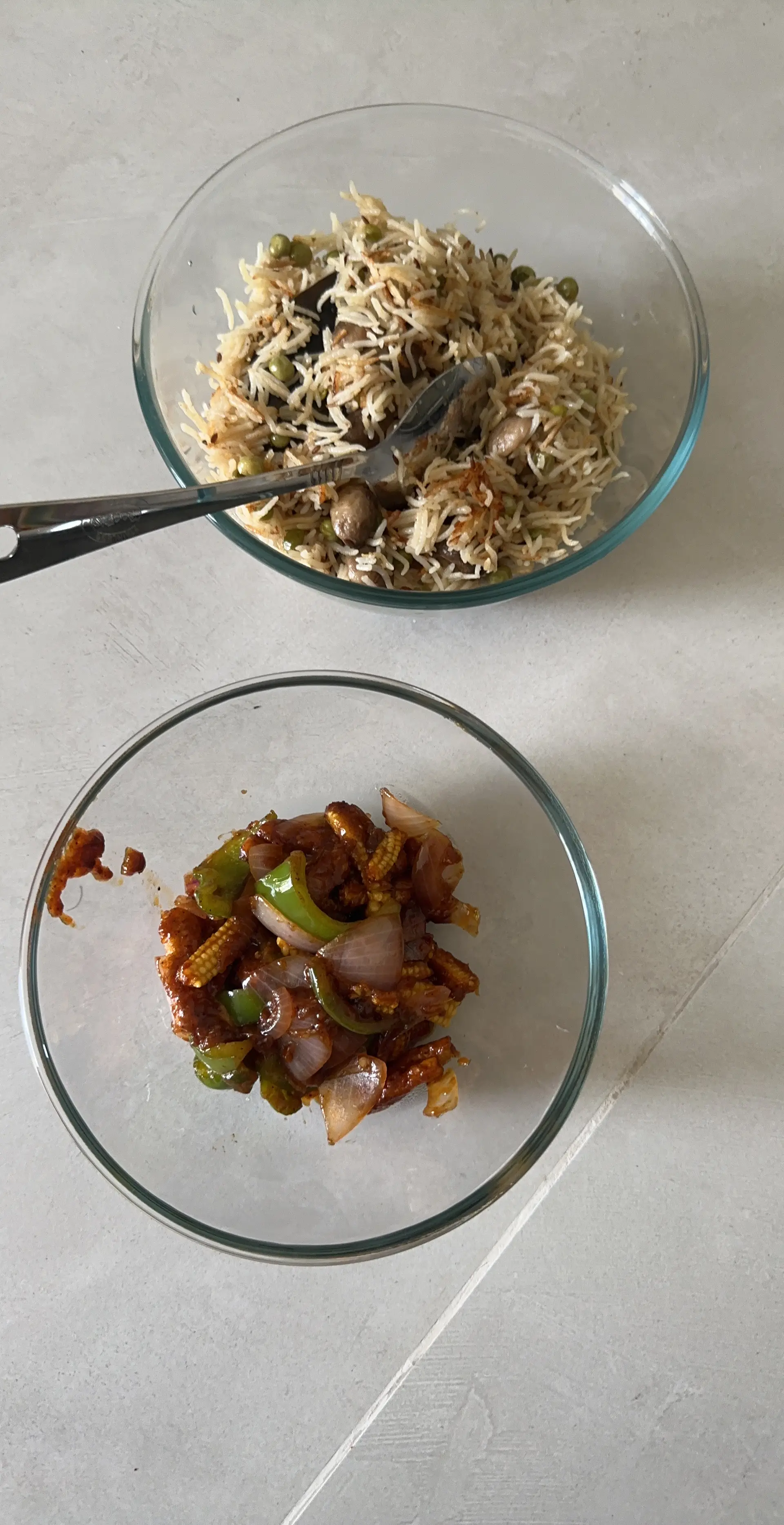 A cook's photo of Baby Corn Manchurian