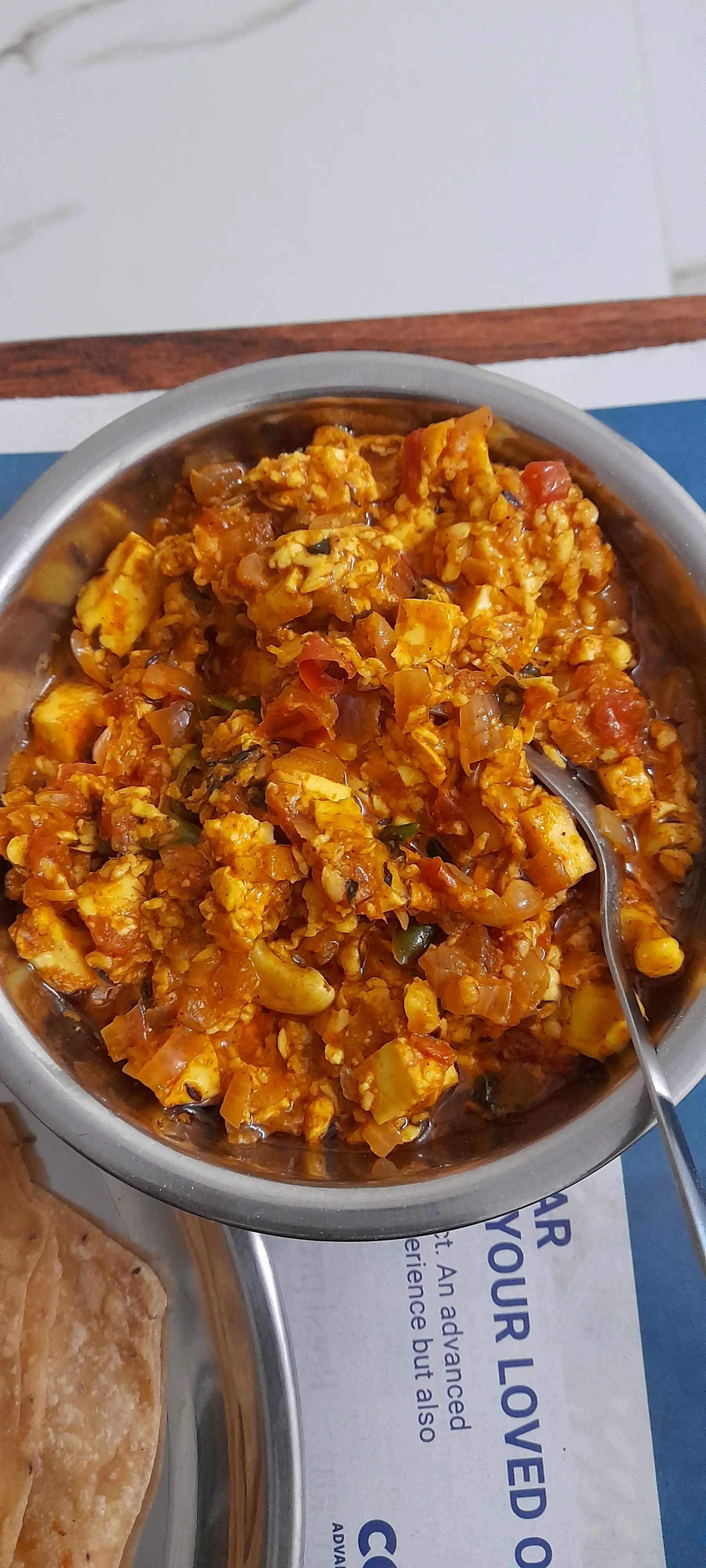 A cook's photo of Restaurant Style Paneer Bhurji