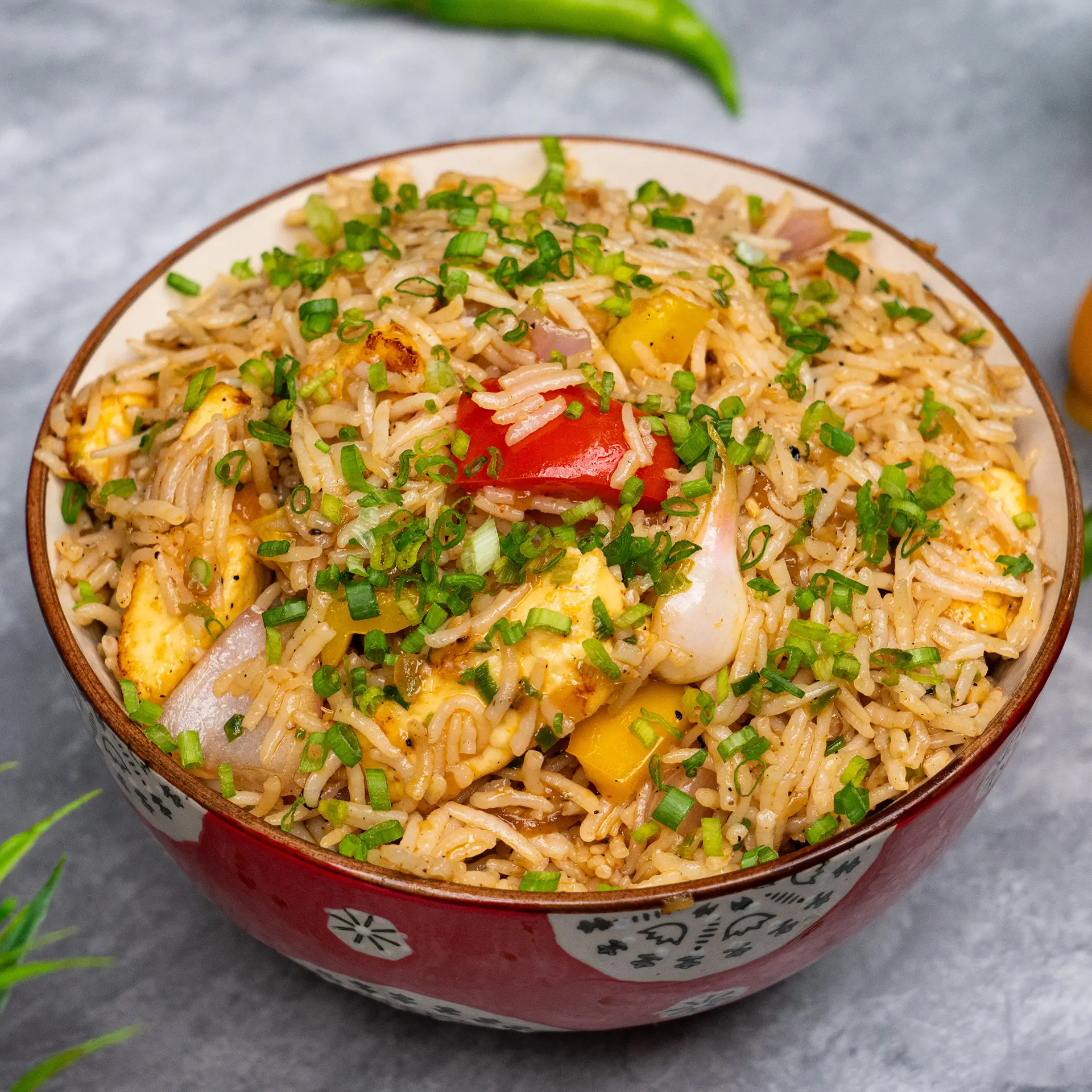 Paneer Chilli Fried Rice