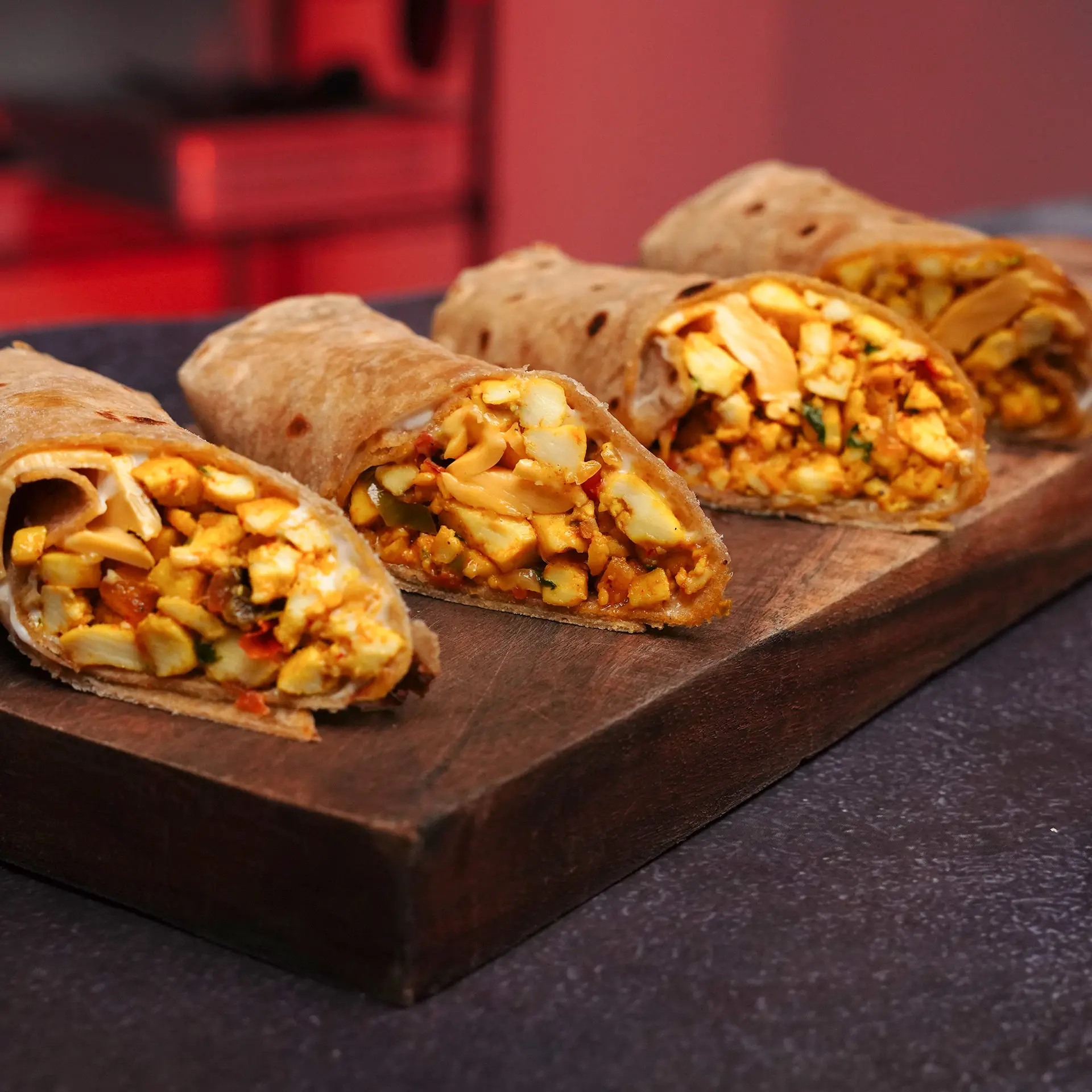 Paneer Bhurji Rolls