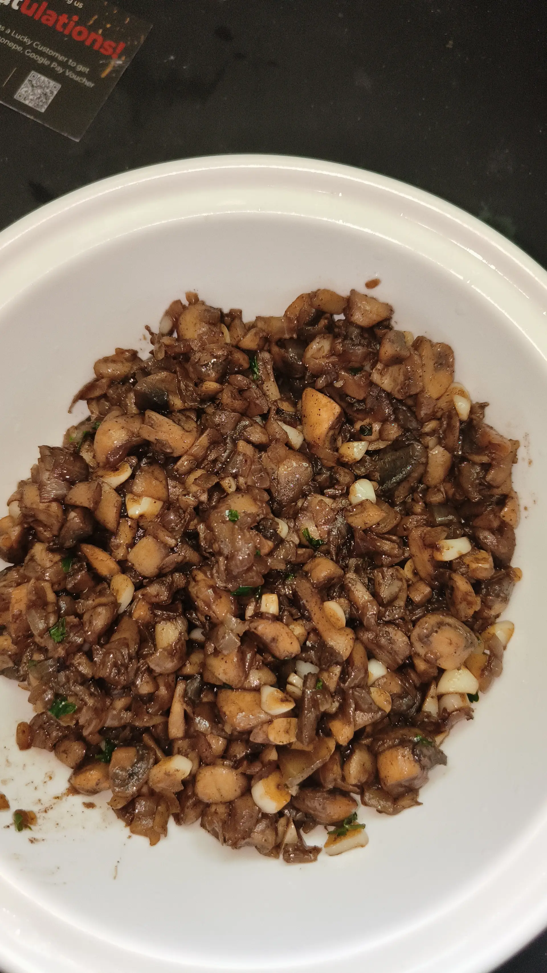 A cook's photo of Garlic Mushroom