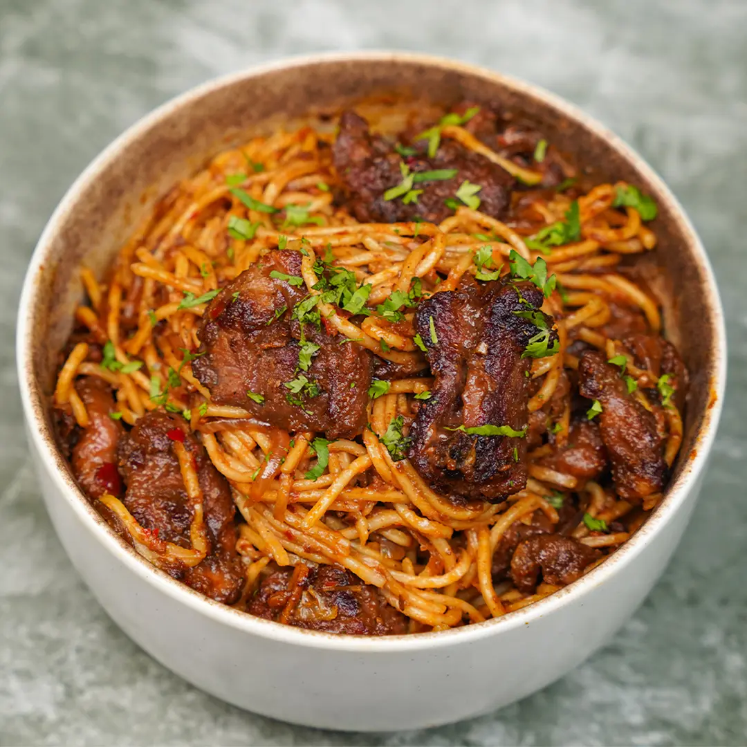 Chilli Lamb Noodles