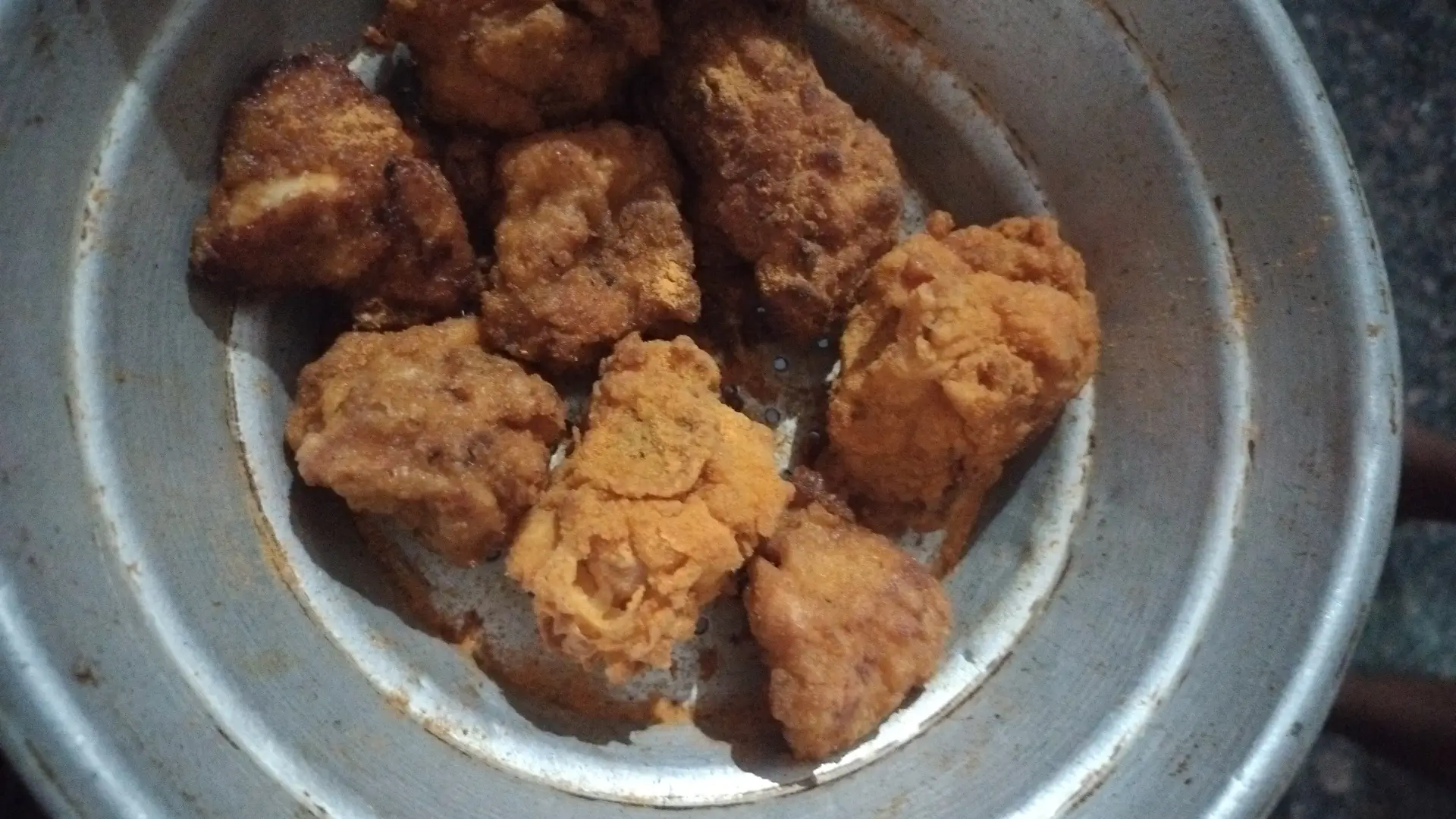 A cook's photo of குக்டு ஃப்ரைடு சிக்கன்
