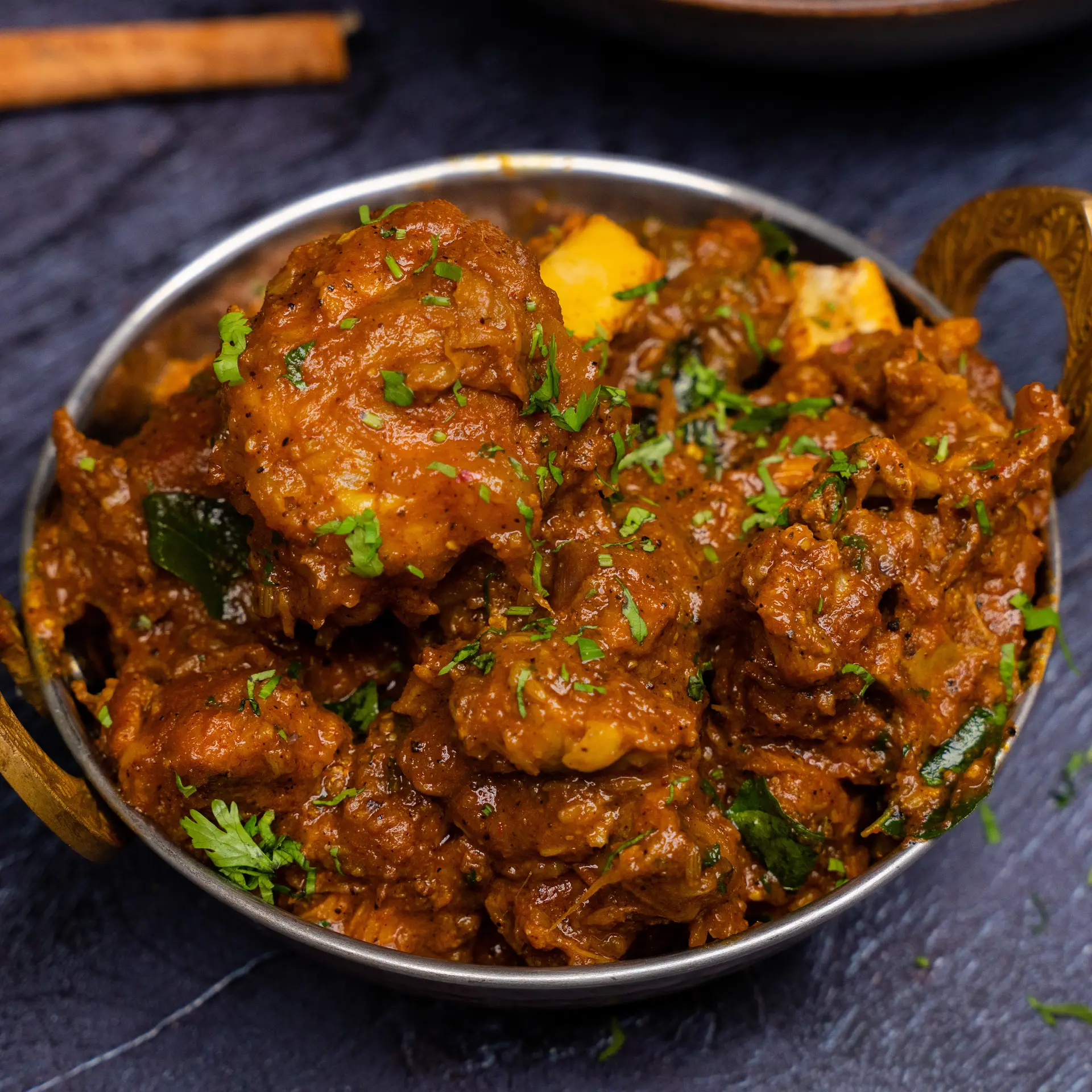 One Pot Pepper Mutton Chukka