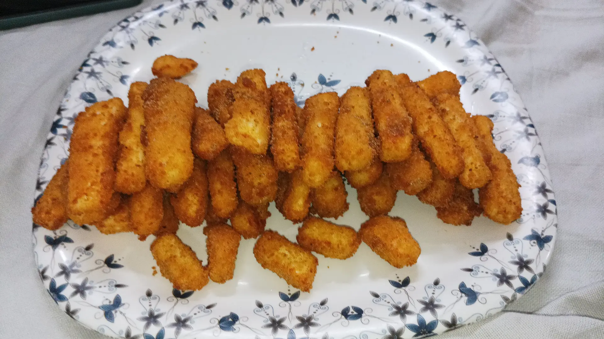 A cook's photo of Crispy Corn Flakes Paneer