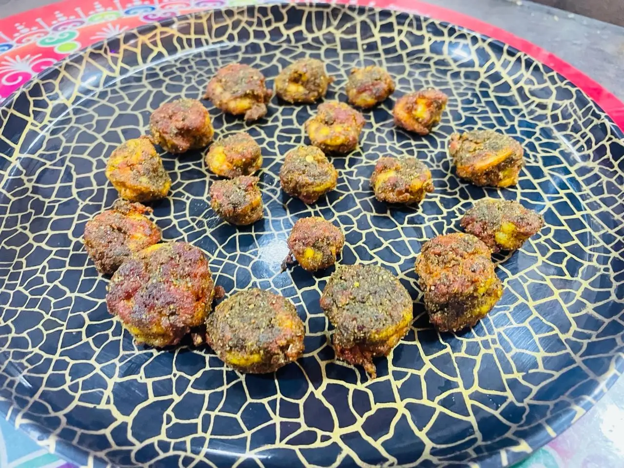 A cook's photo of Curry Leaves Fried Prawns