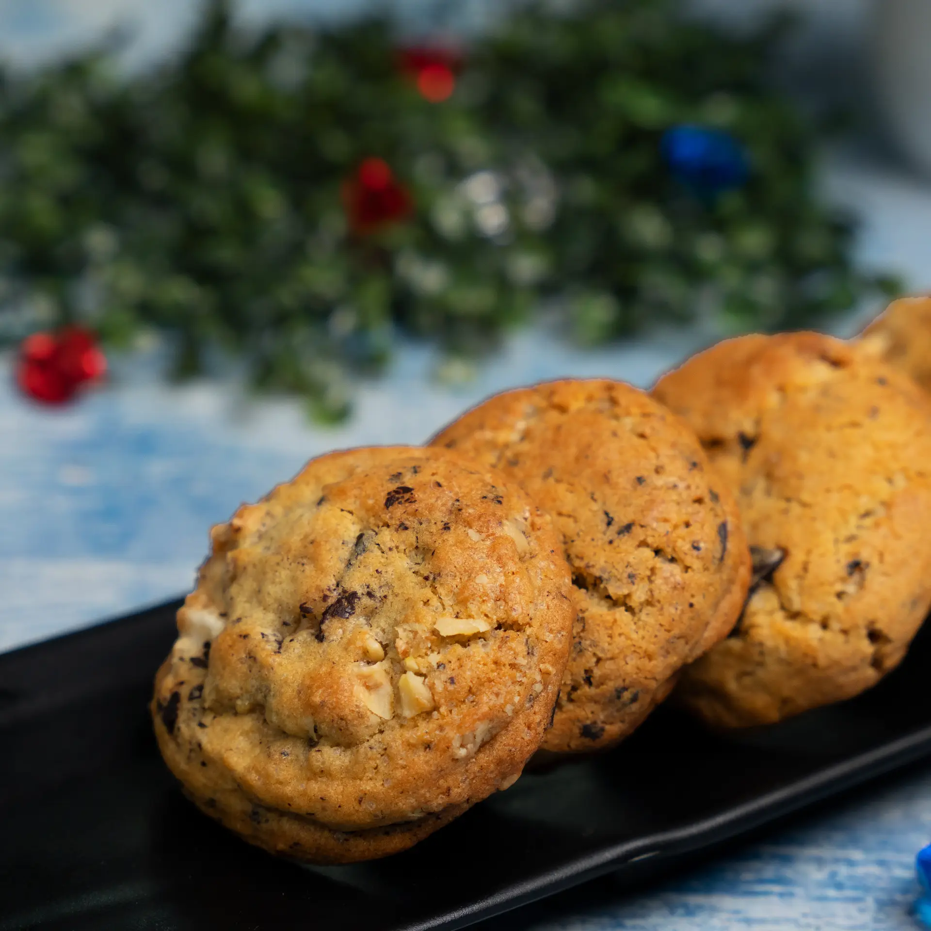 Chocolate and Walnut Cookies