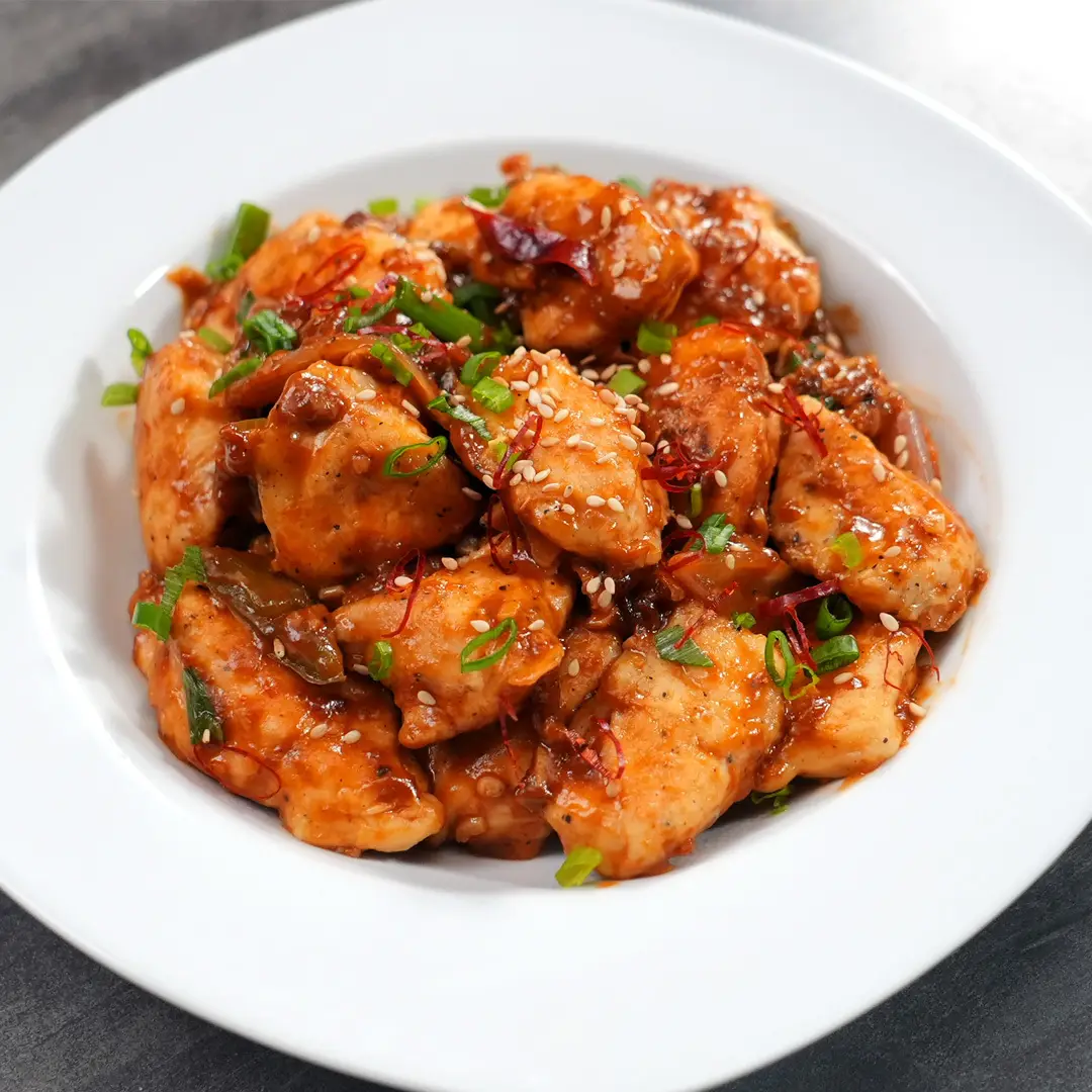 High Protein Chilli Chicken