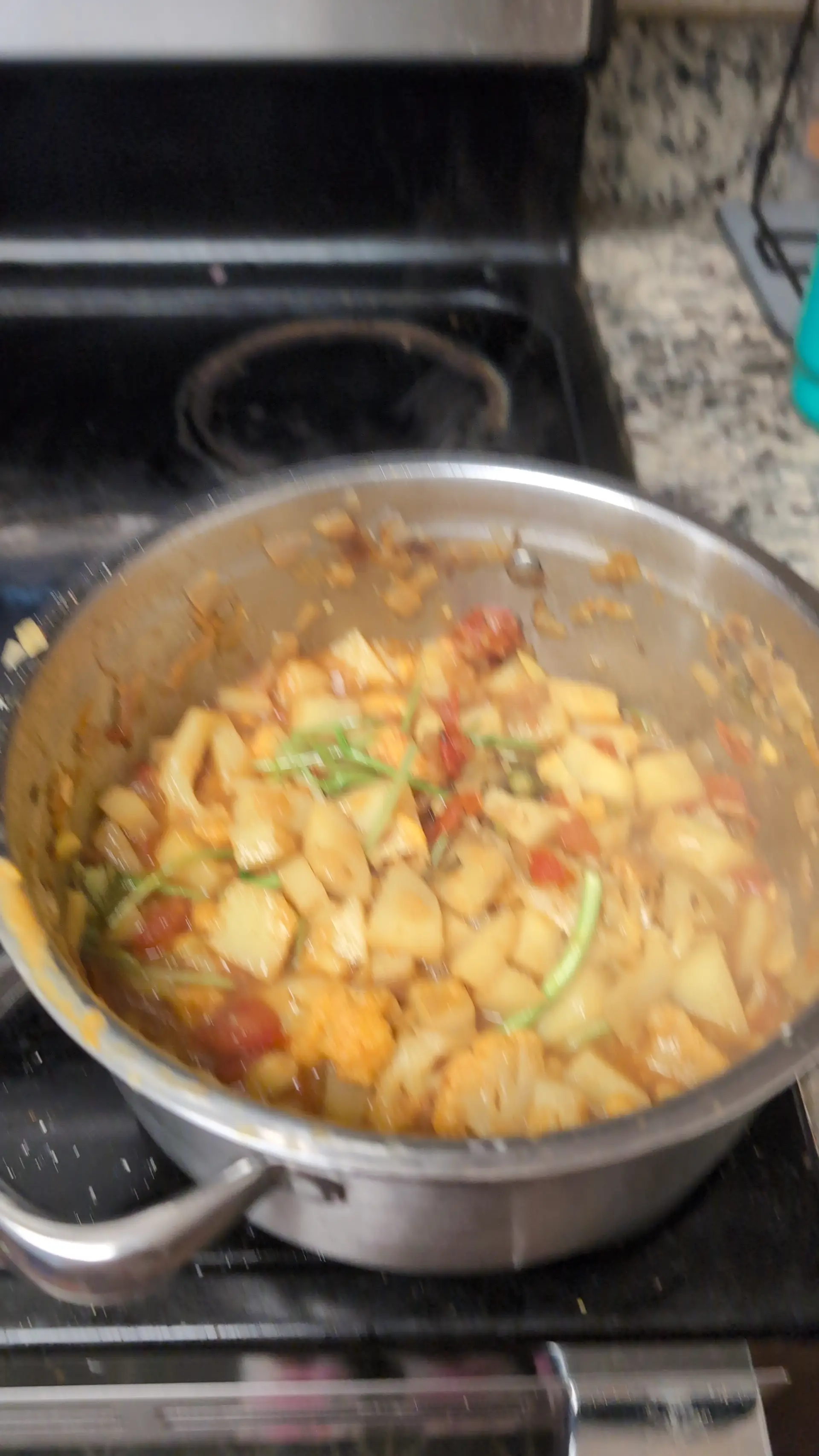 A cook's photo of Aloo Gobi