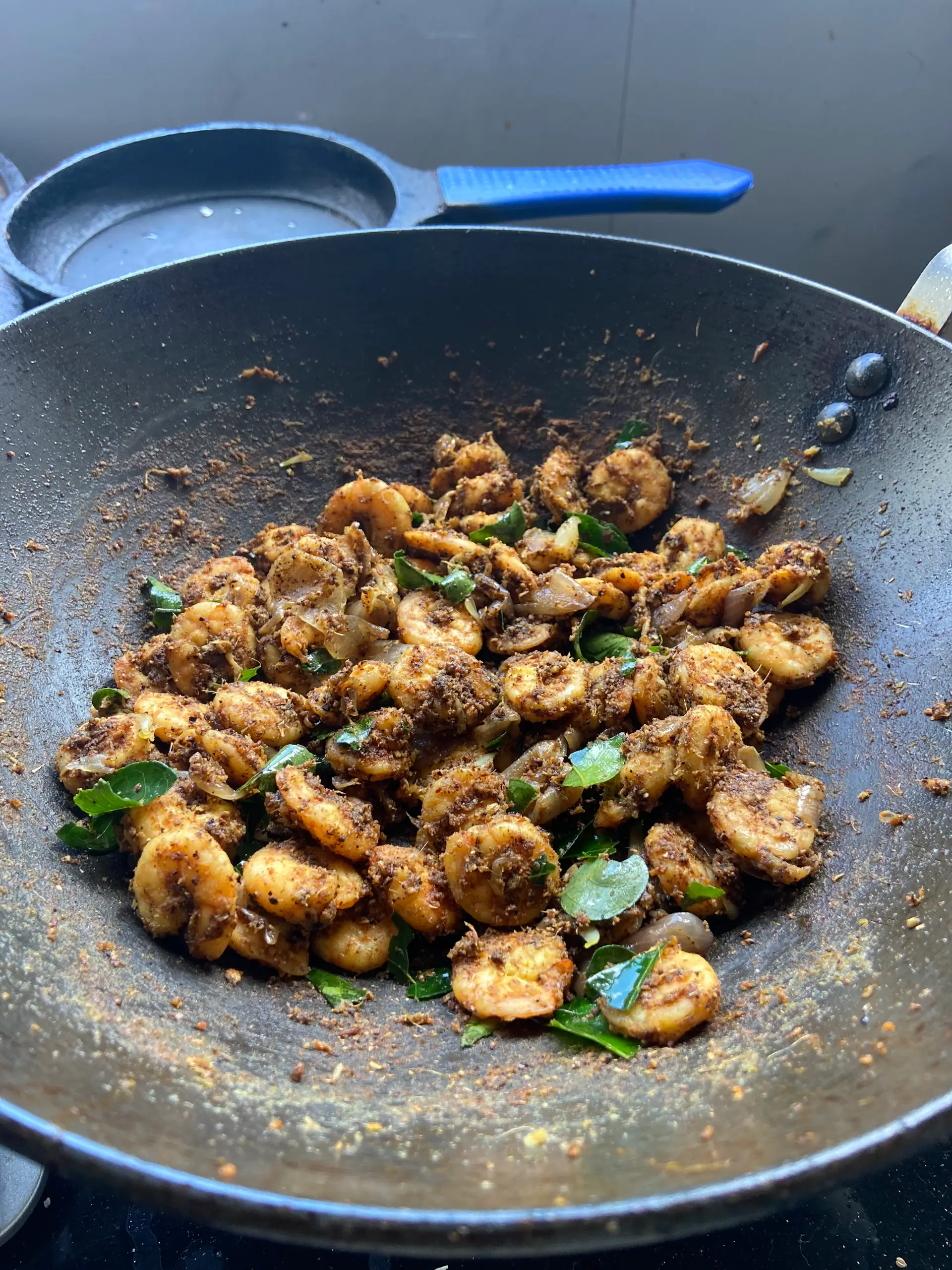 A cook's photo of Prawn Pepper Fry