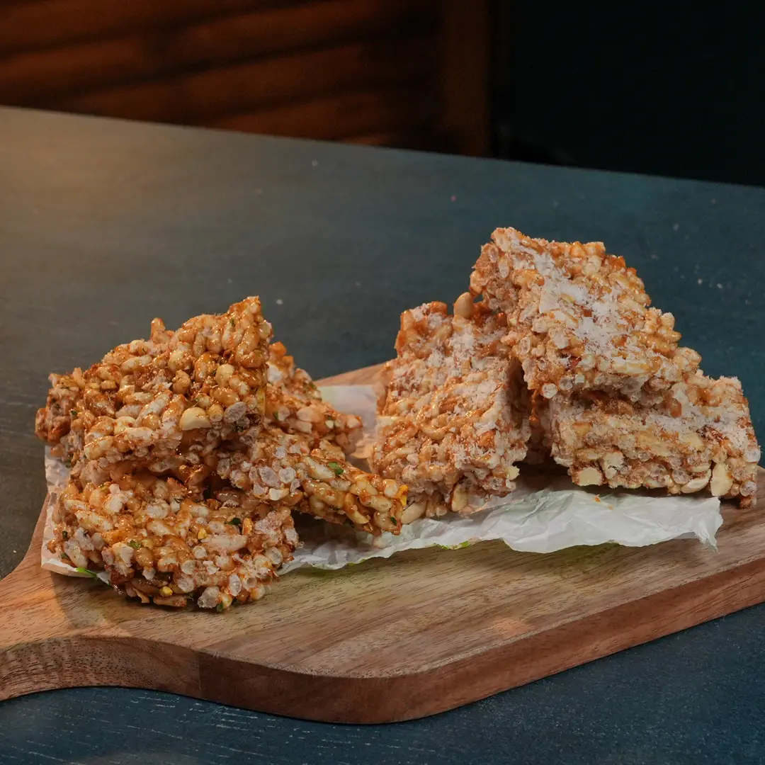 Savoury Puffed Rice Bar