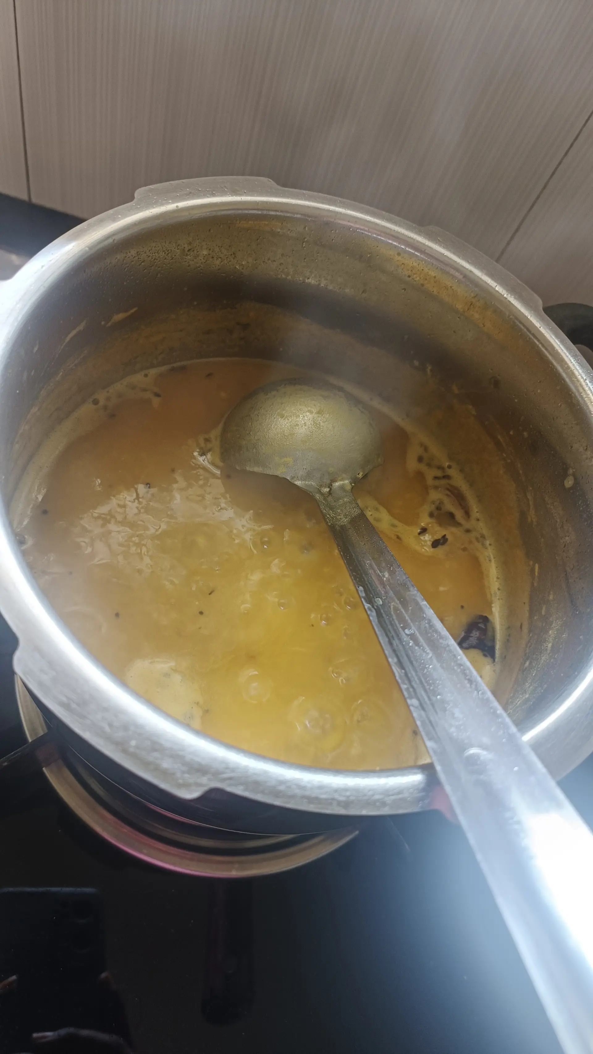 A cook's photo of Kattu Pappu (Andhra style)