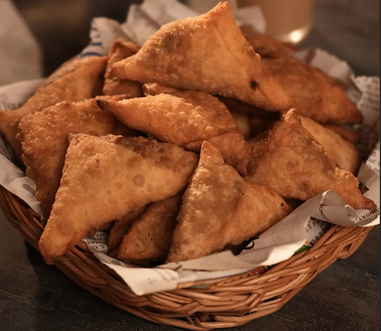 Tea Kadai Onion Samosa