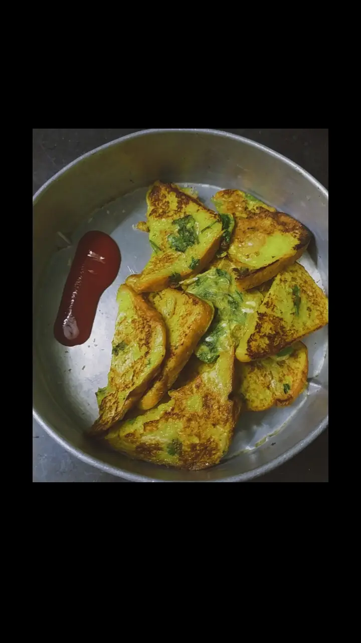 A cook's photo of Egg Masala Toast