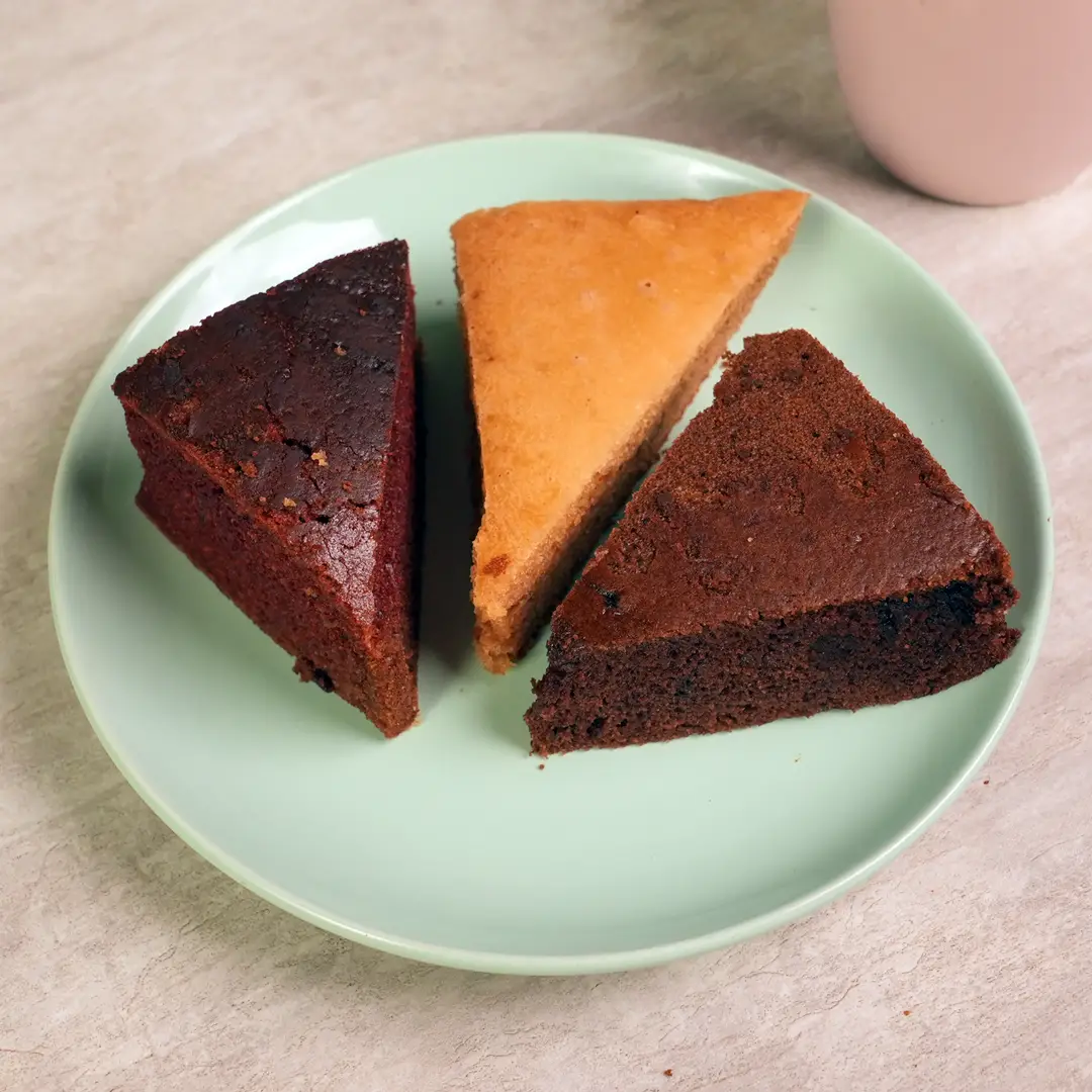 Sponge cake- 3 ways