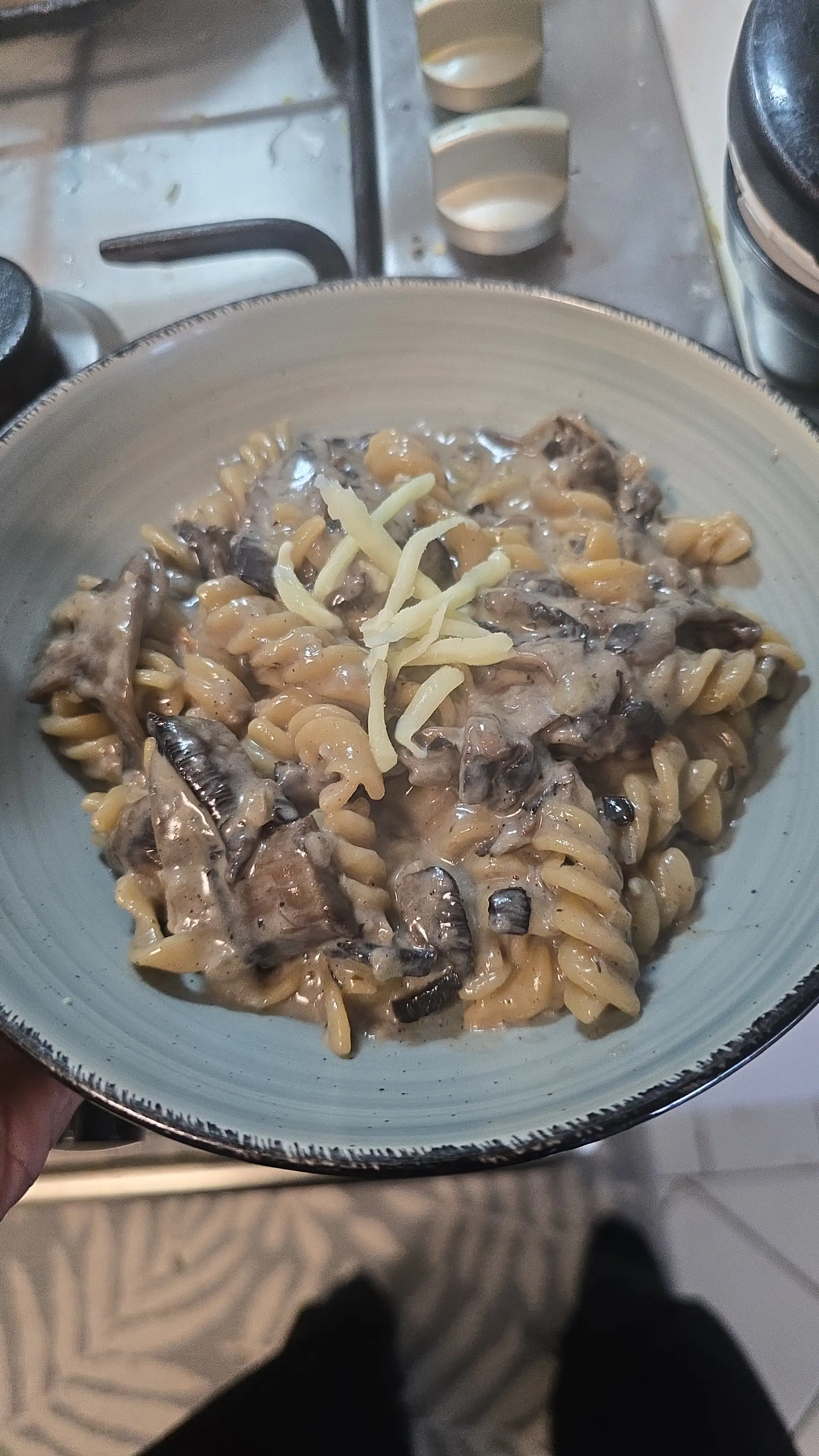 A cook's photo of One Pot Creamy Mushroom Pasta