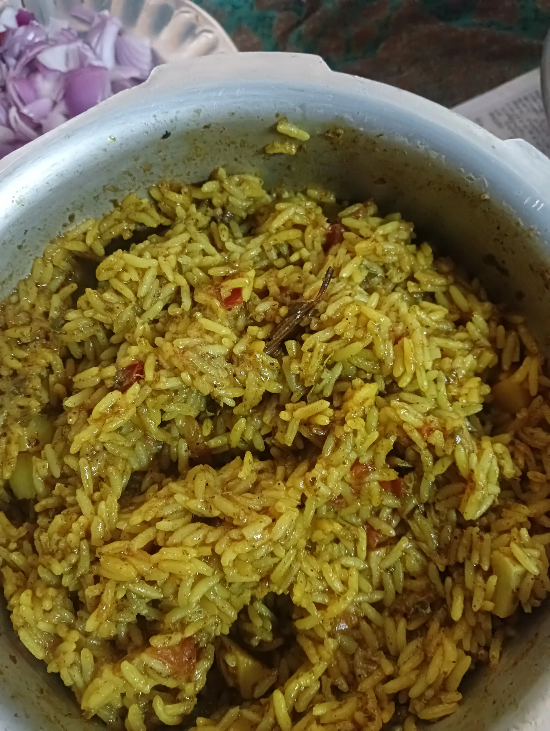 A cook's photo of Soya Dindigul Biryani