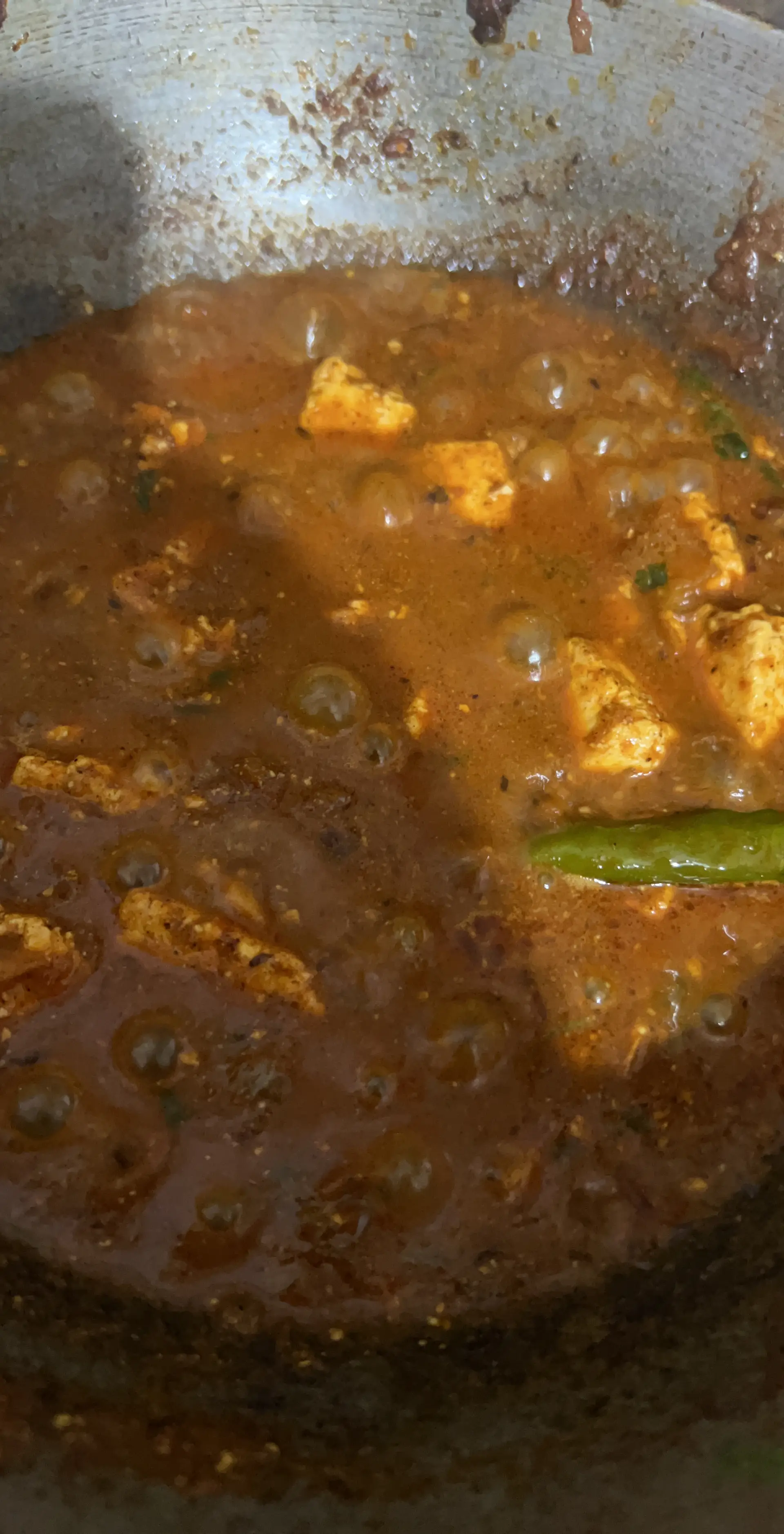 A cook's photo of Dhaba Style Paneer Curry