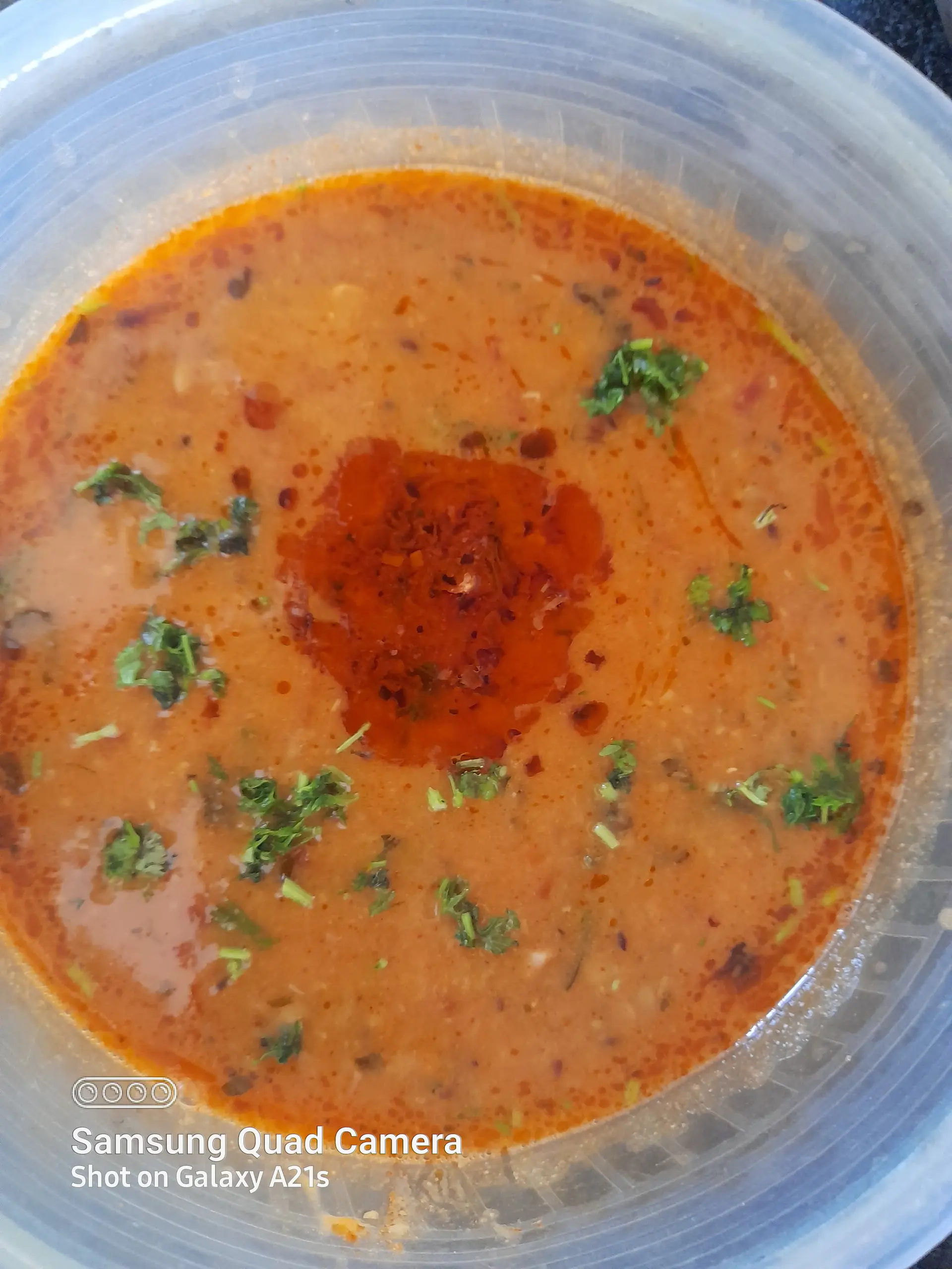 A cook's photo of Dal Tadka