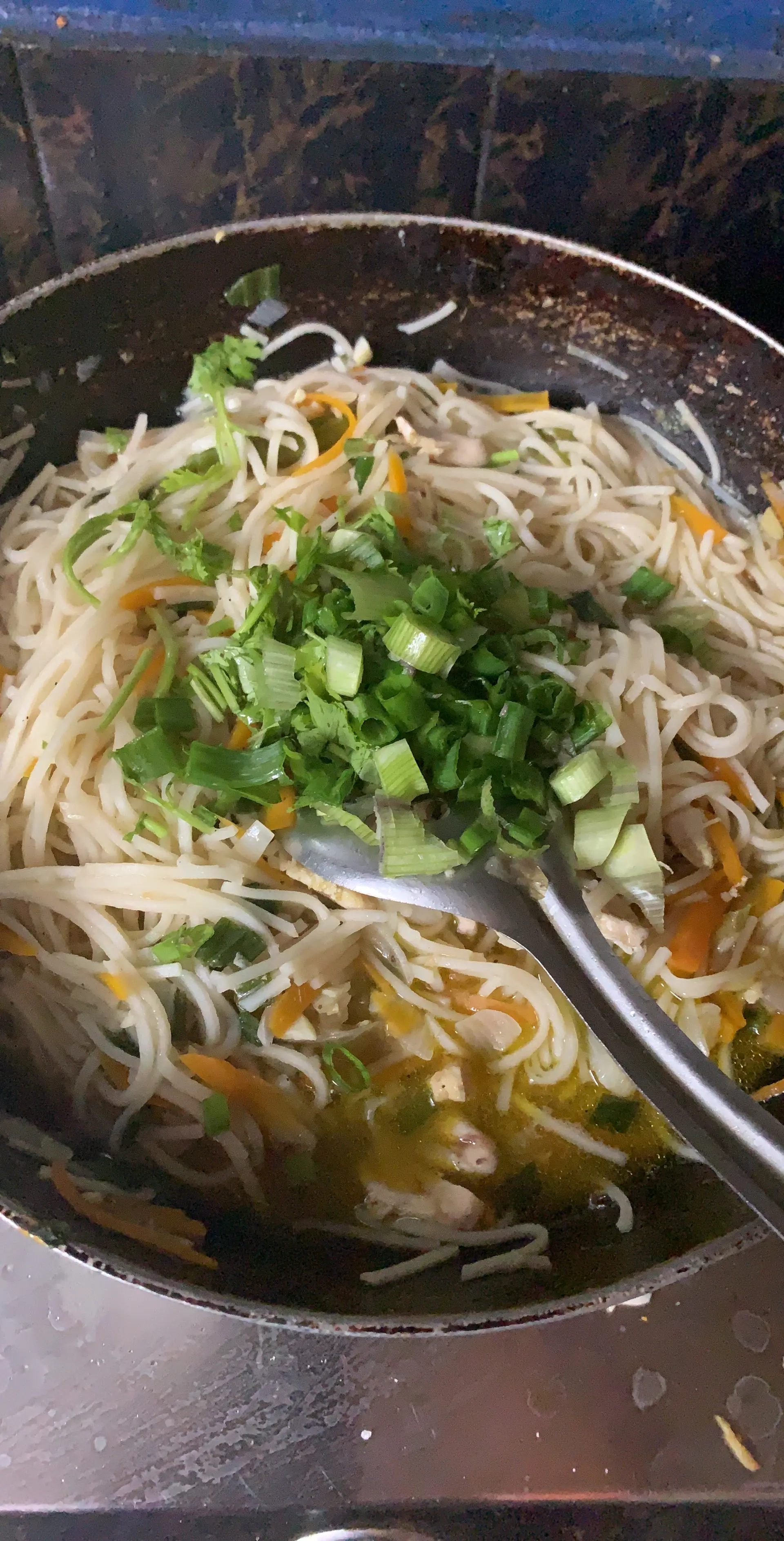 A cook's photo of Chicken Thukpa