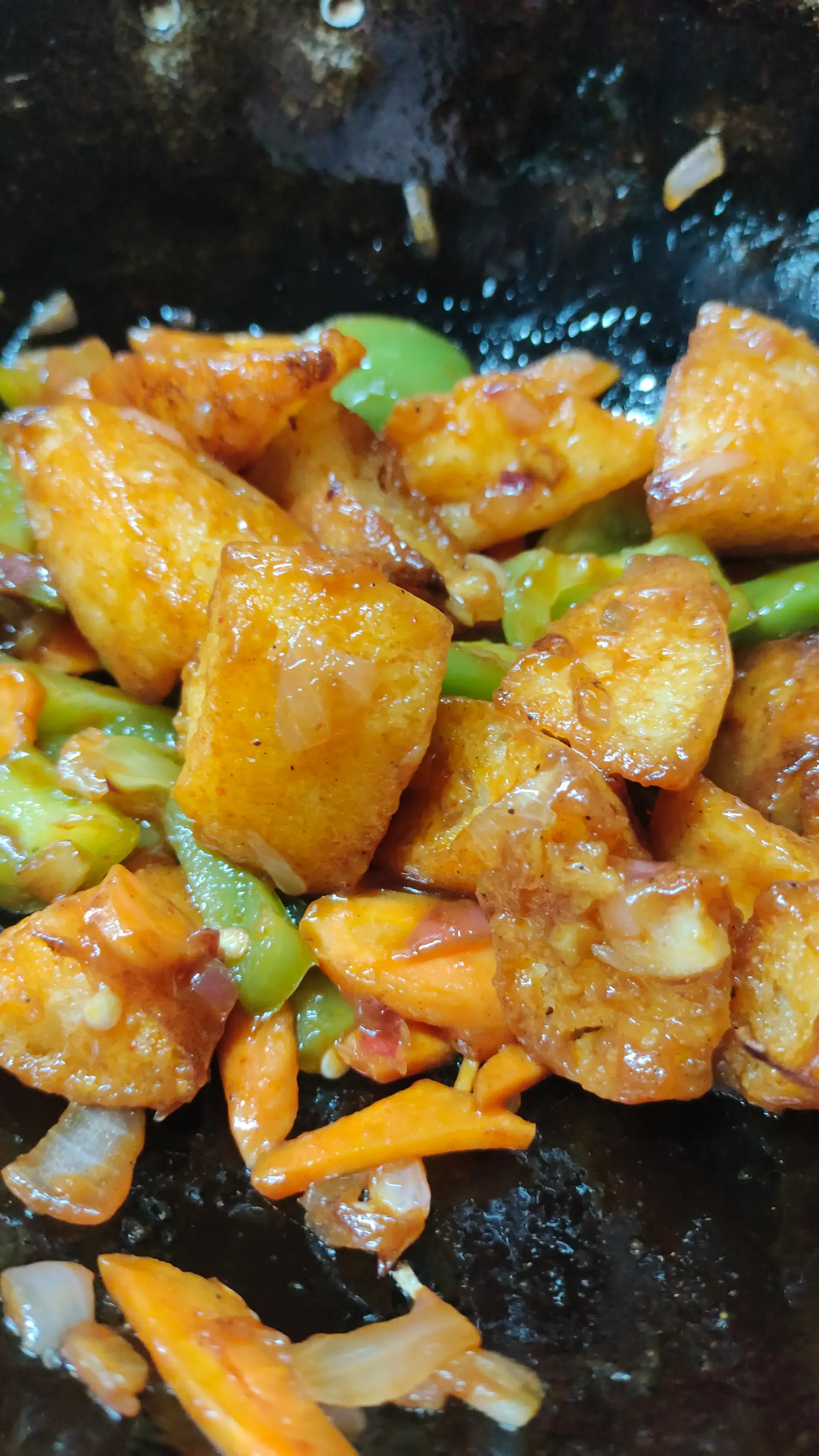 A cook's photo of Chilli Idly