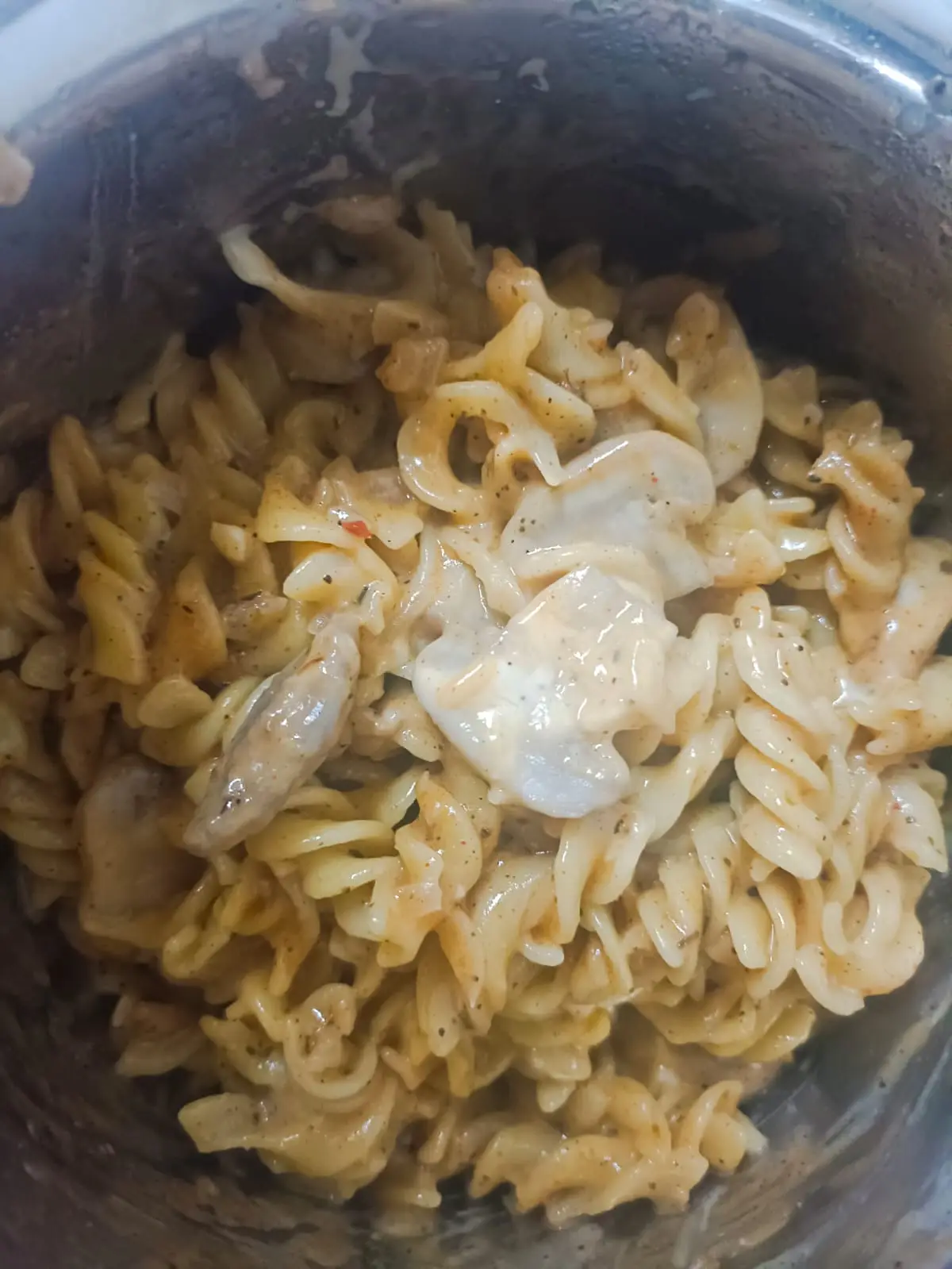 A cook's photo of One Pot Creamy Mushroom Pasta