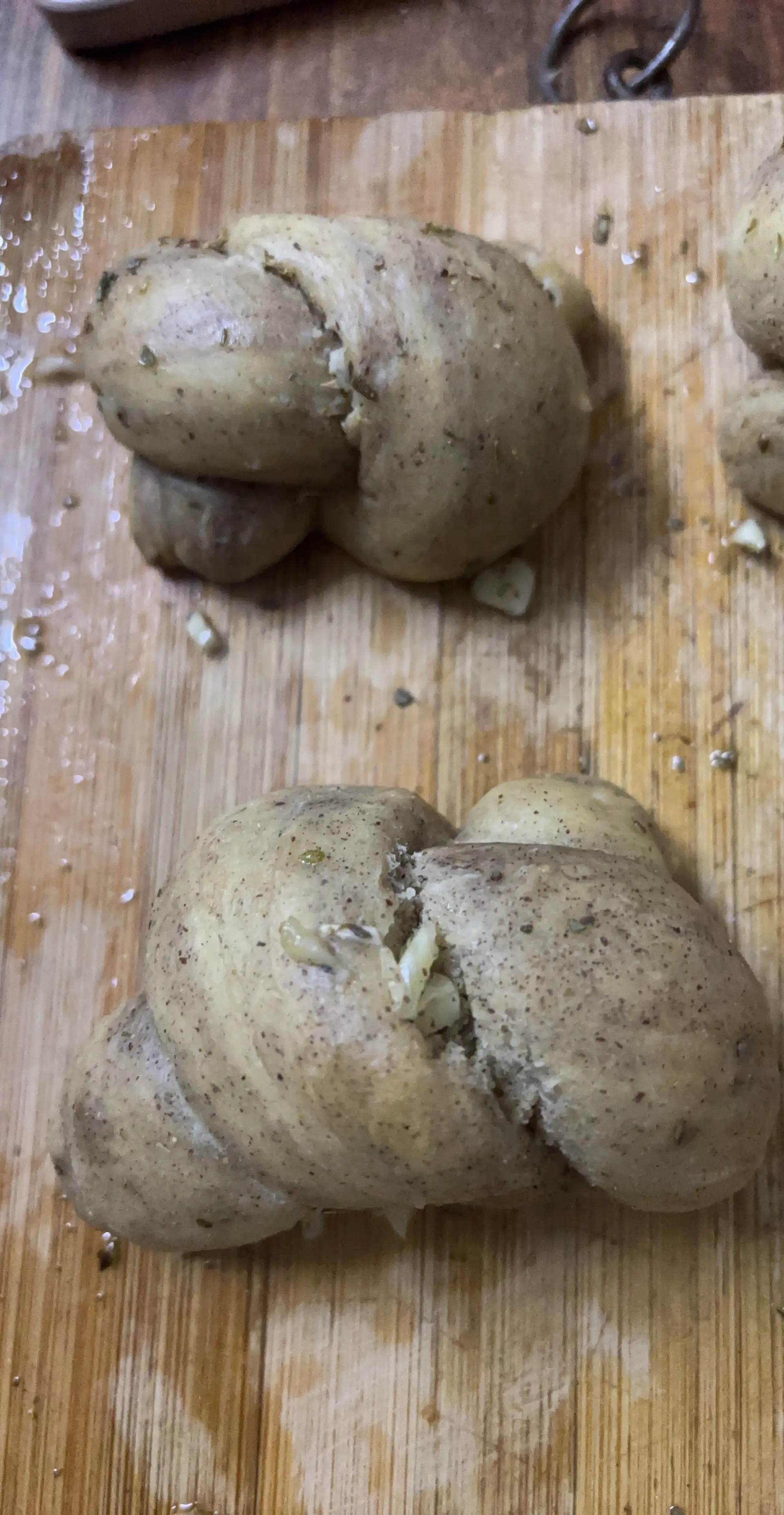 A cook's photo of Garlic Knots