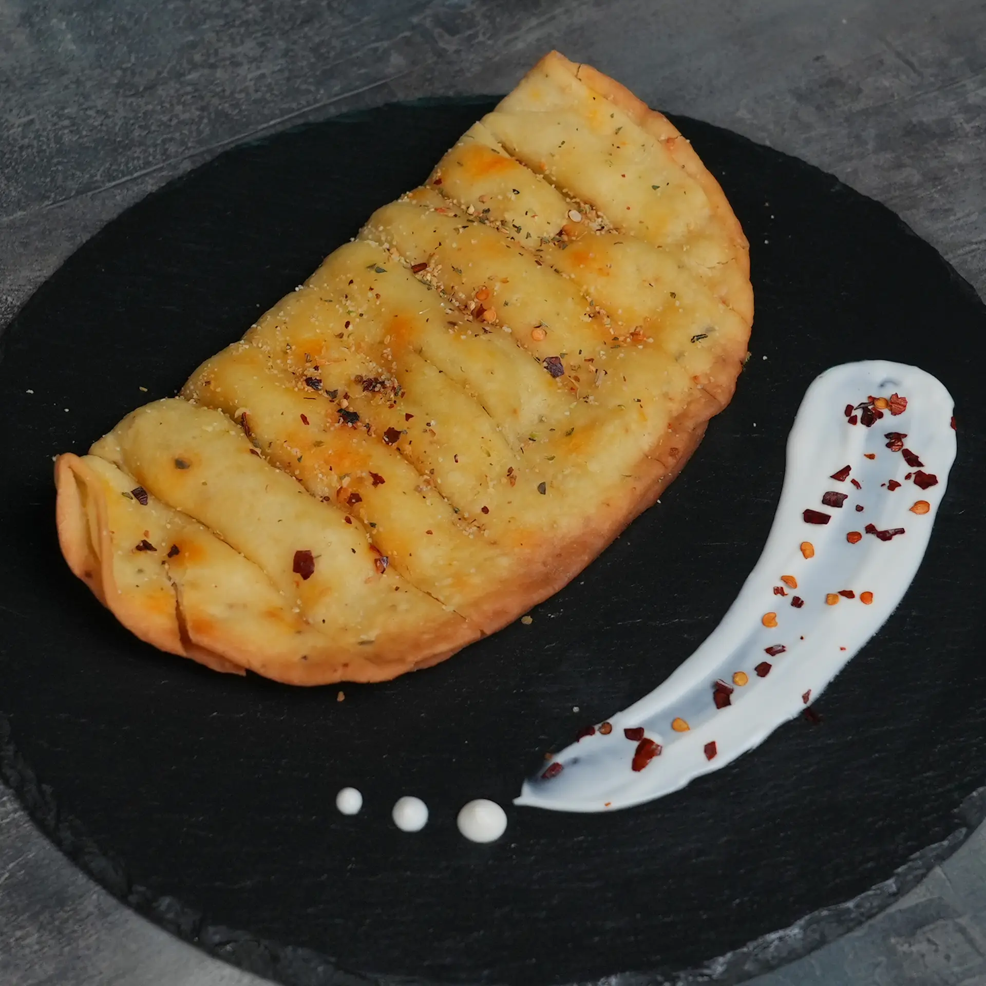 No Bake Garlic Bread