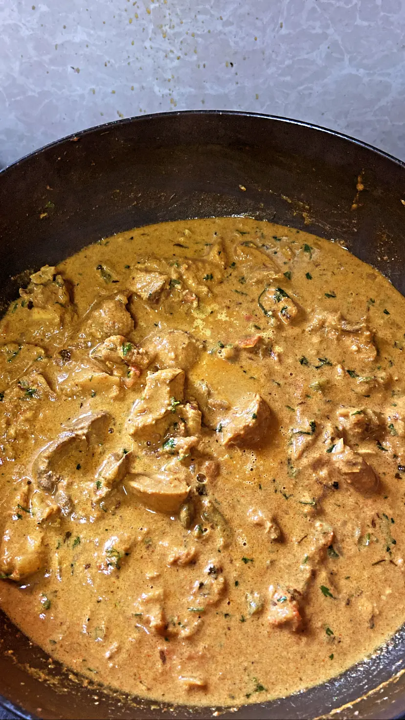 A cook's photo of Chicken Patiala