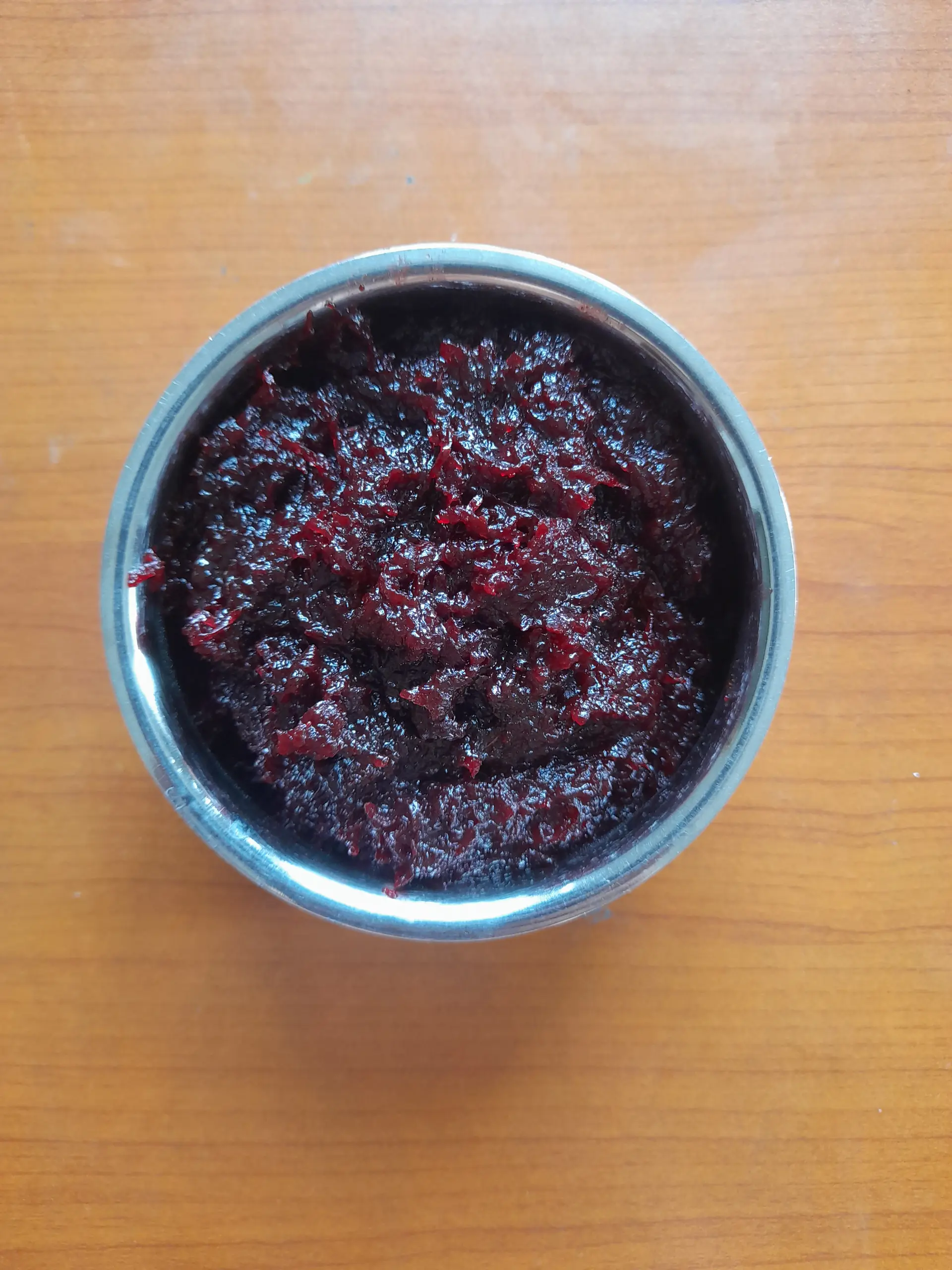 A cook's photo of Beetroot Halwa
