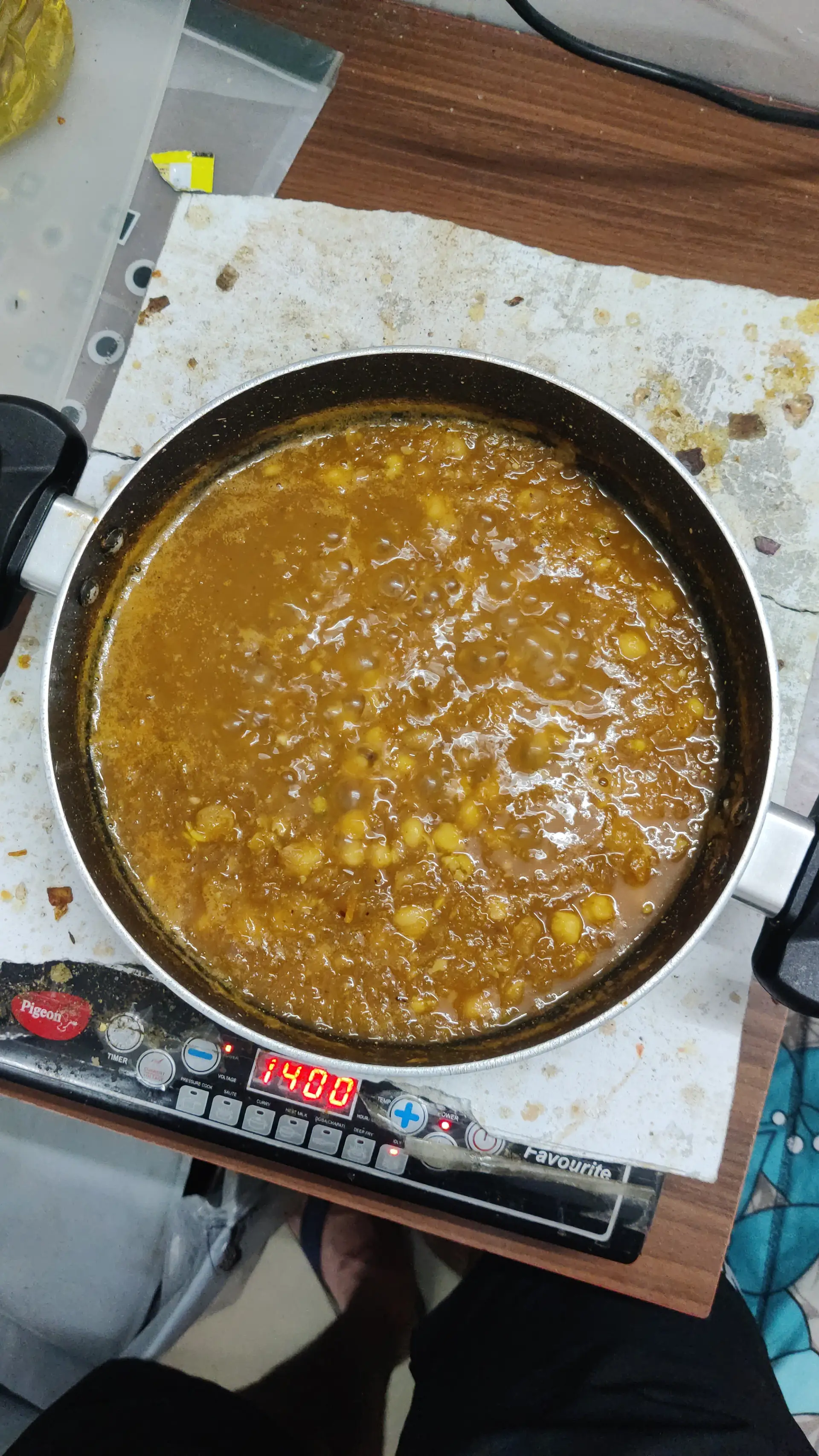 A cook's photo of Channa Masala (OT)