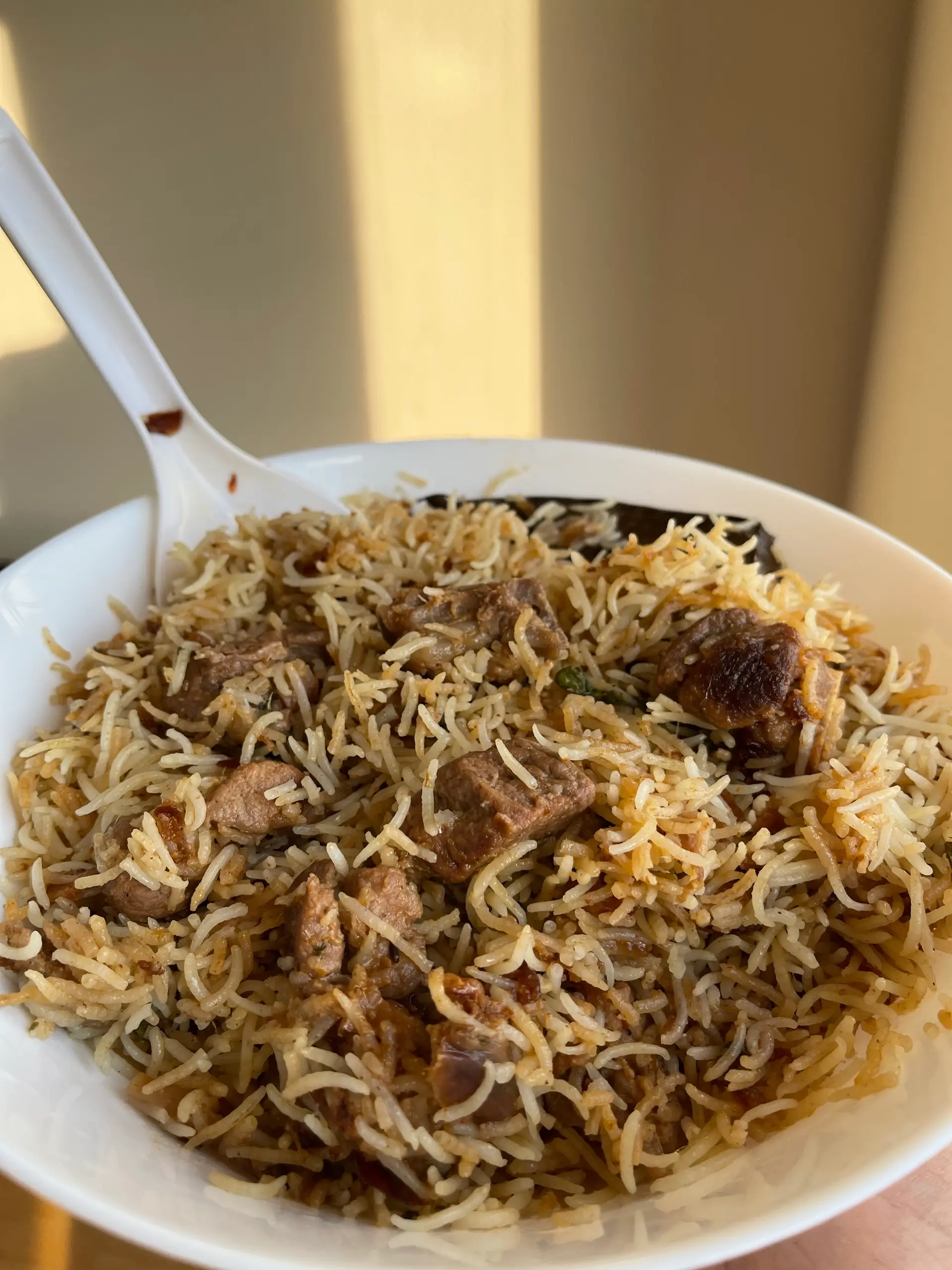 A cook's photo of Old Delhi Mutton Biryani