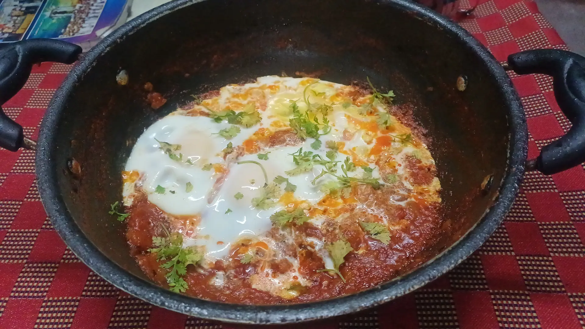 A cook's photo of Egg Drop Curry