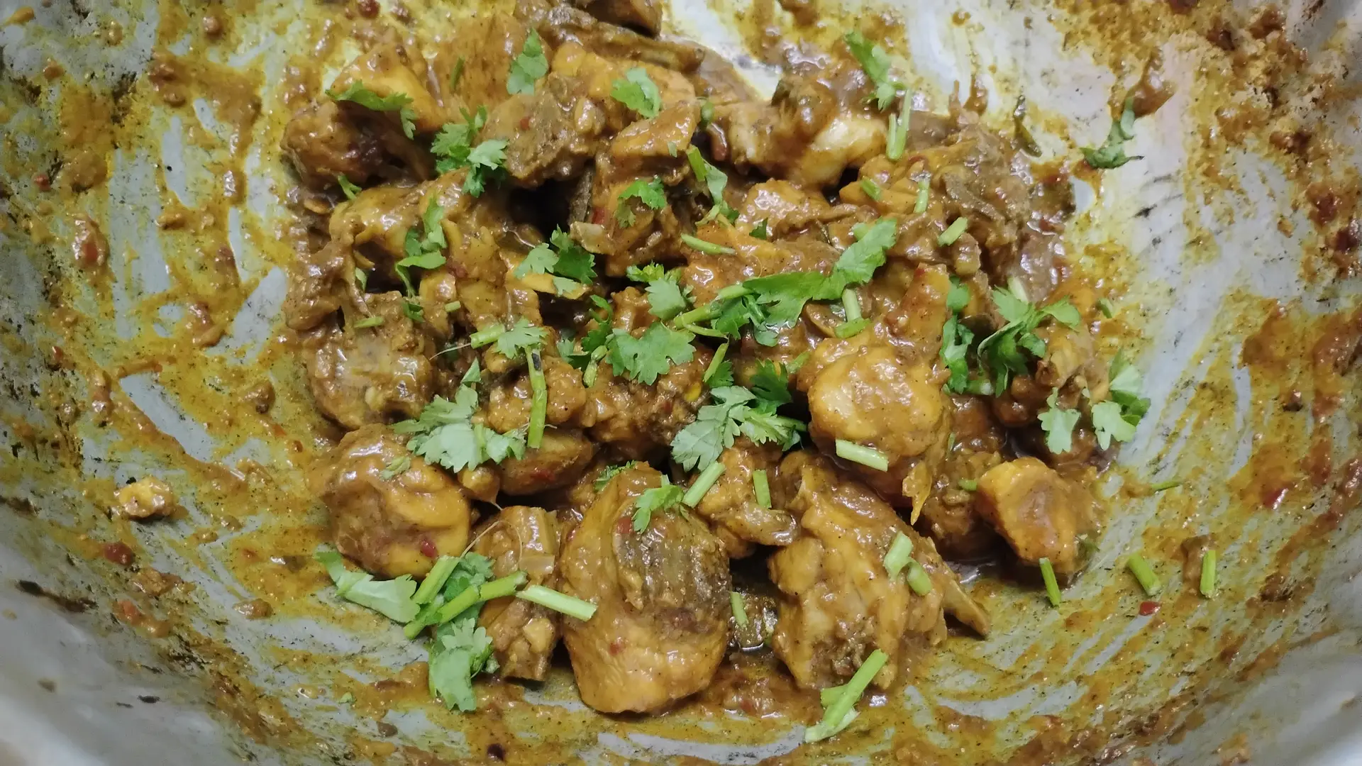 A cook's photo of Cookd Madurai Chicken Chukka