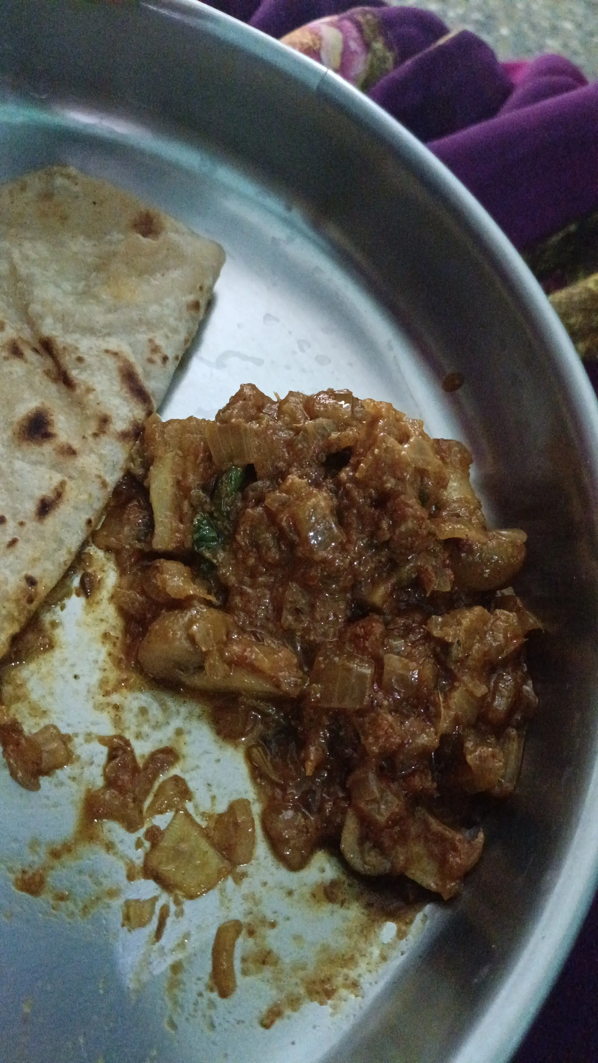 A cook's photo of Mushroom Masala