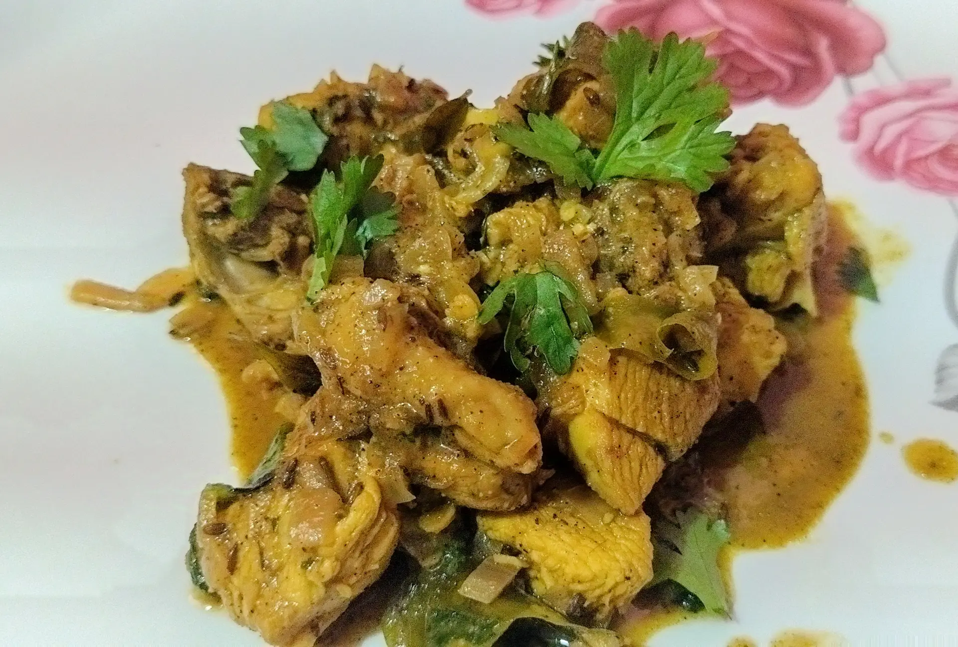 A cook's photo of Andhra Pepper Chicken
