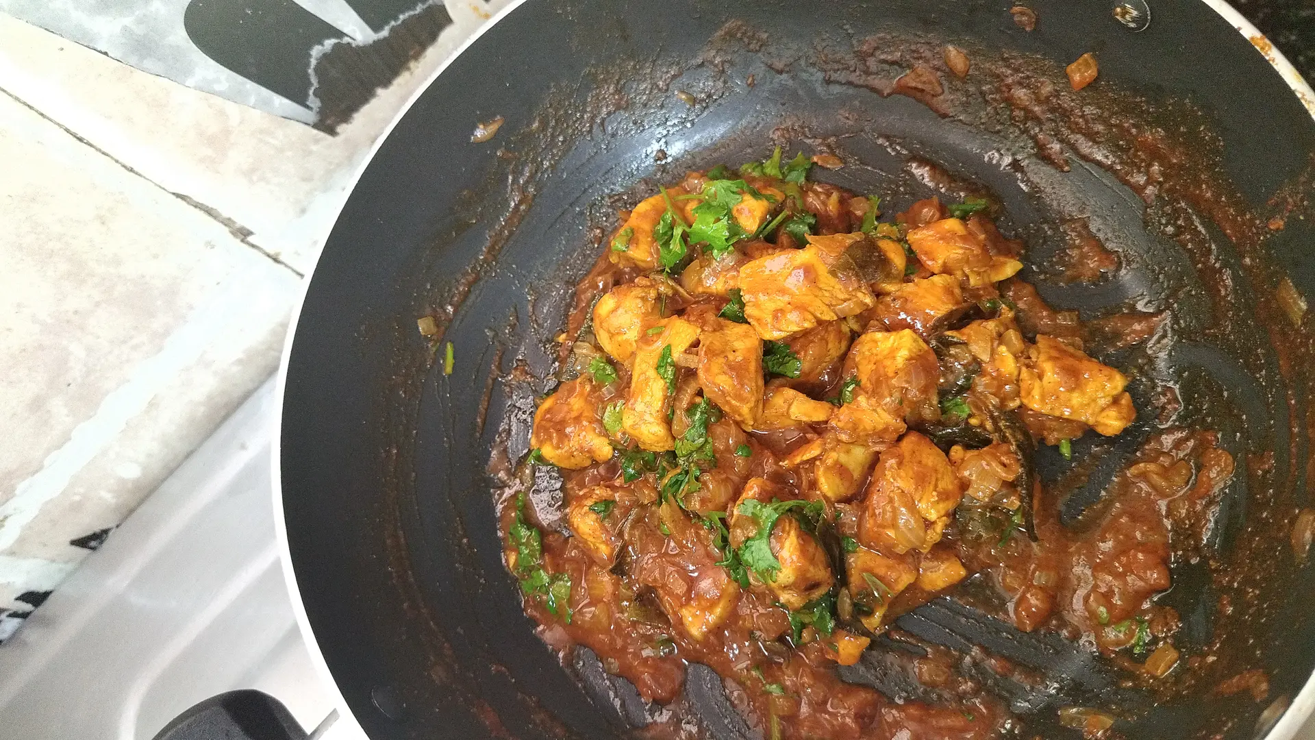 A cook's photo of Cookd Guntur Chicken