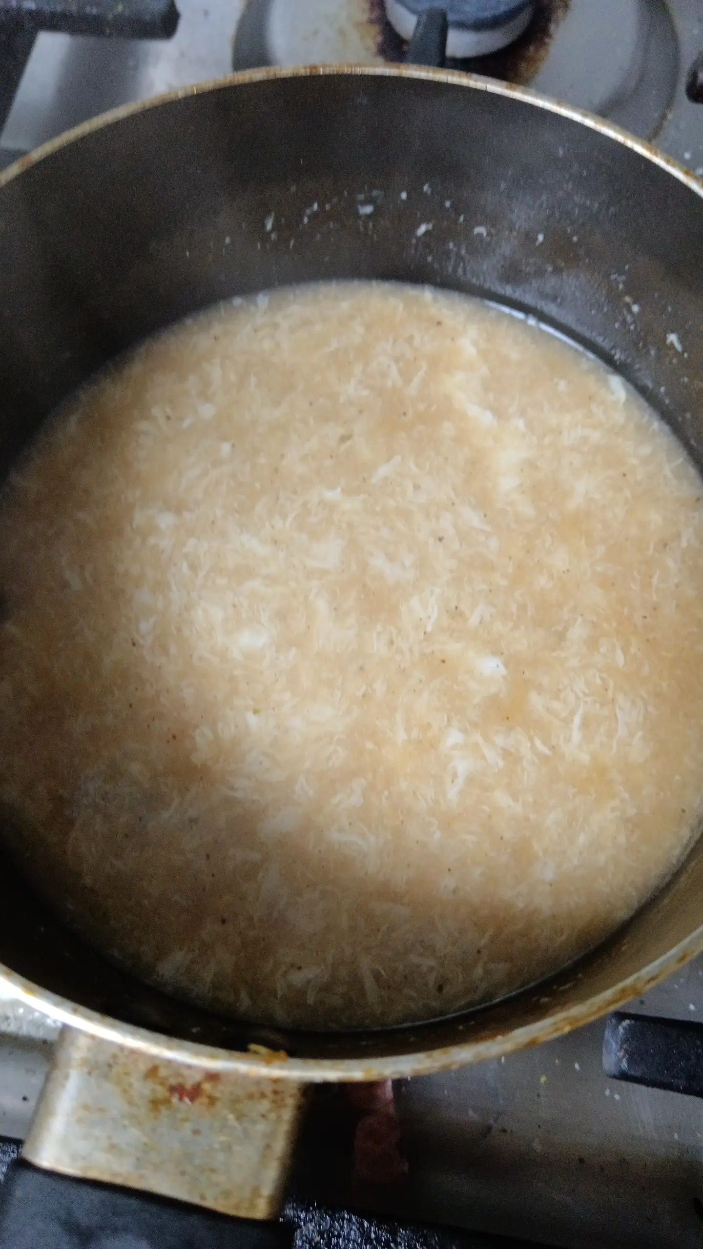 A cook's photo of Tomato Egg Drop Soup