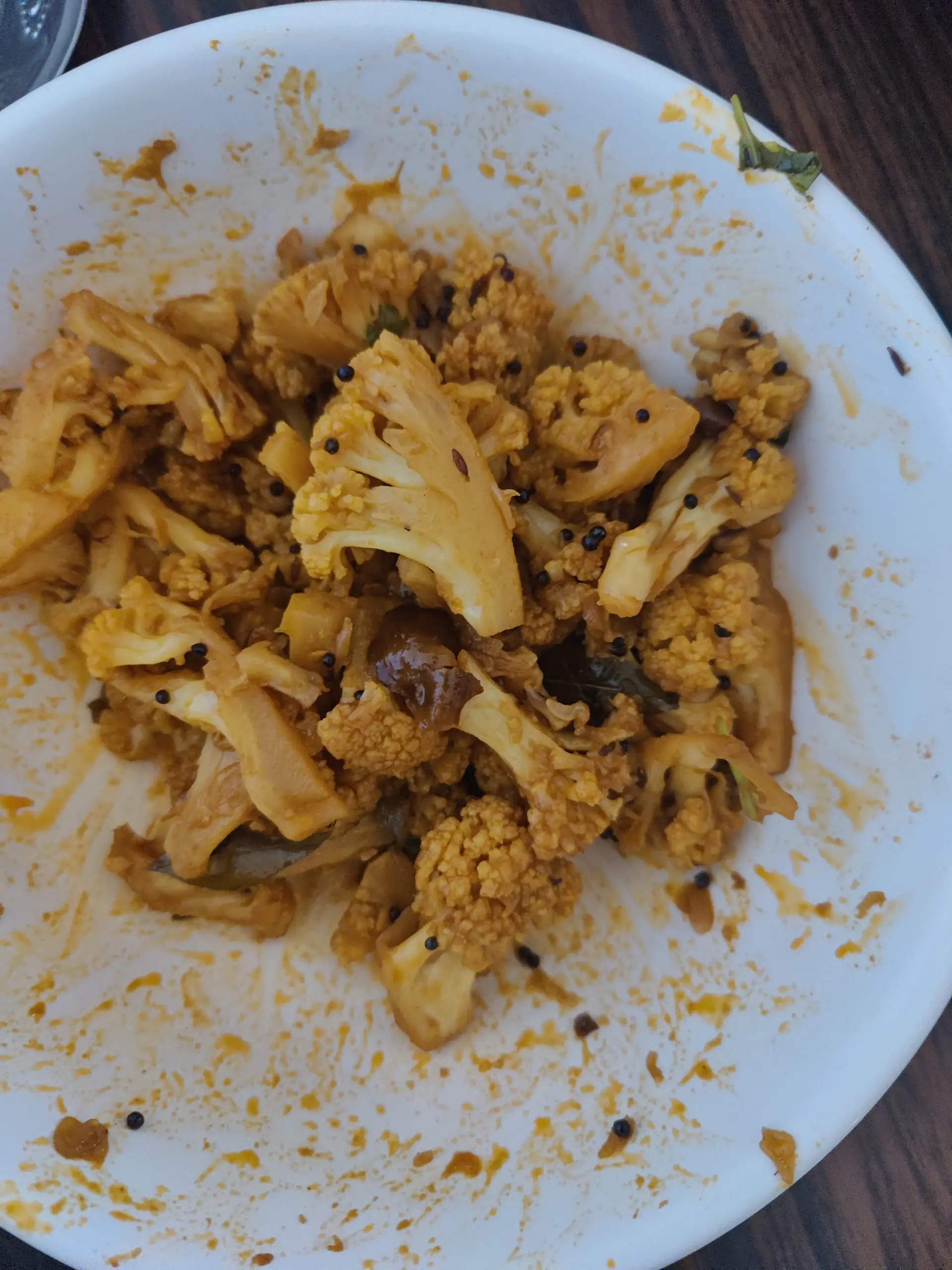 A cook's photo of Cauliflower Poriyal