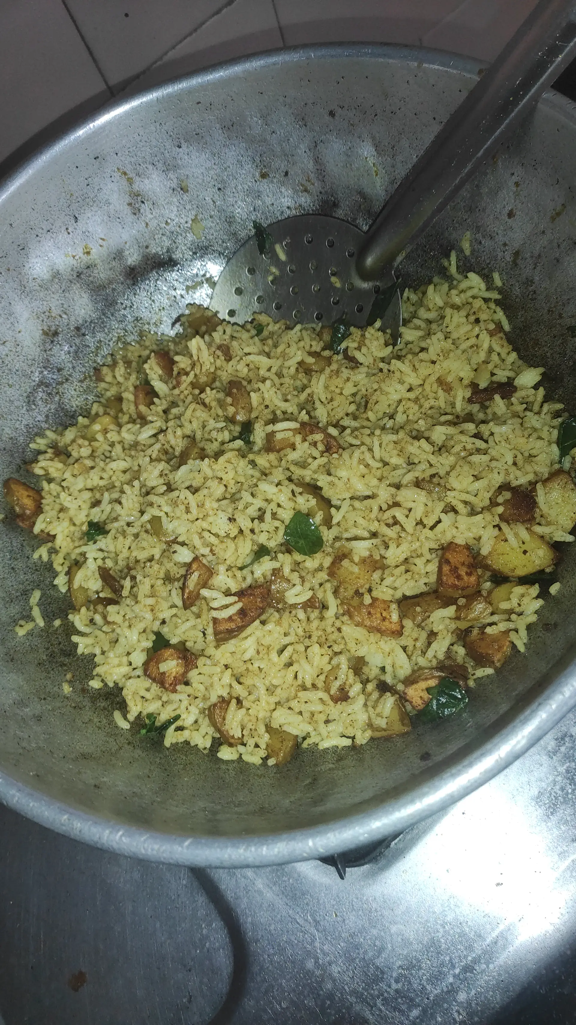 A cook's photo of Potato Fried Rice