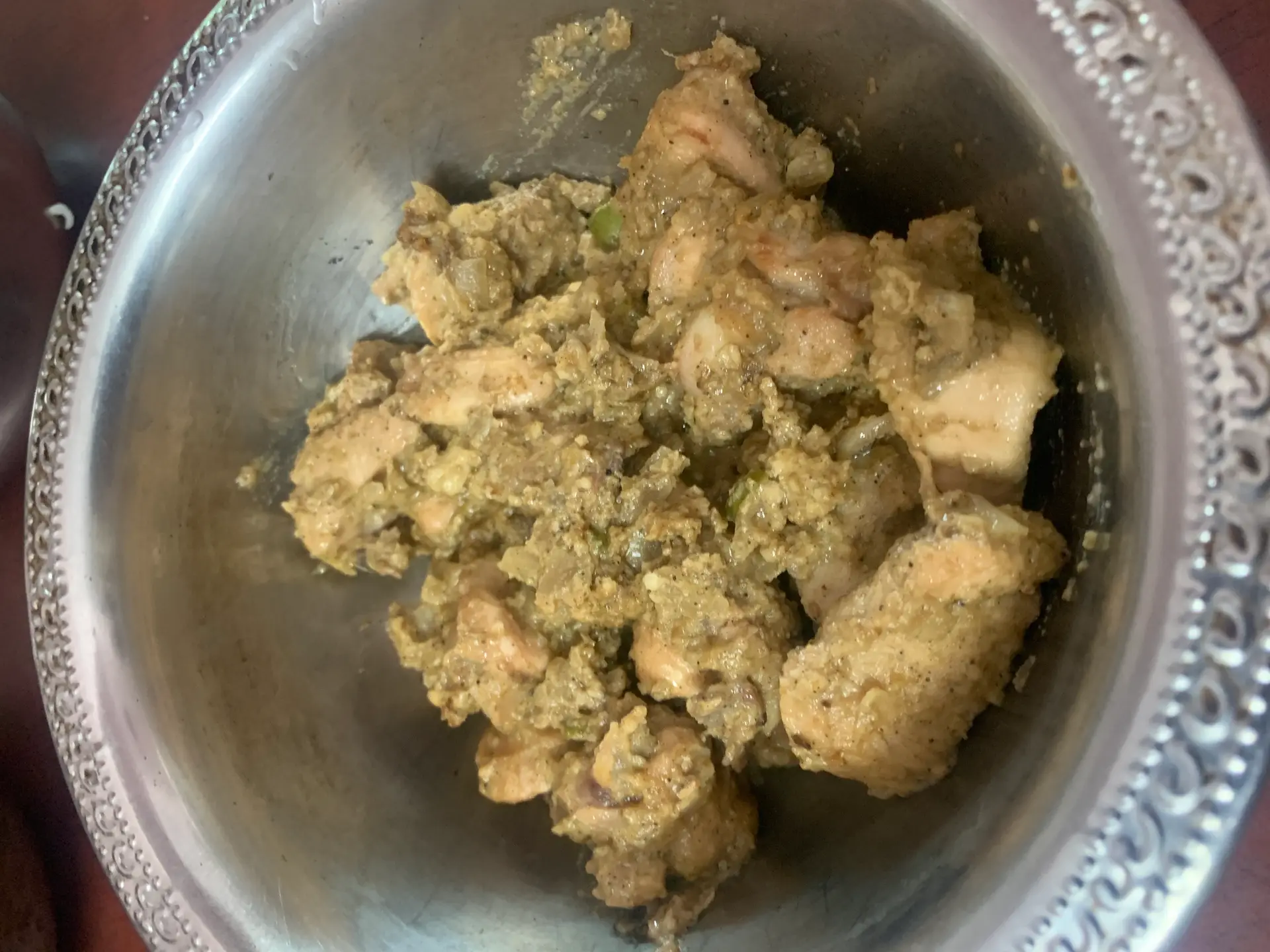 A cook's photo of Murg Kali Mirch