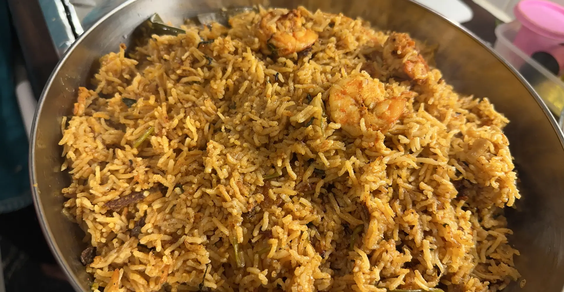 A cook's photo of Prawn Biryani