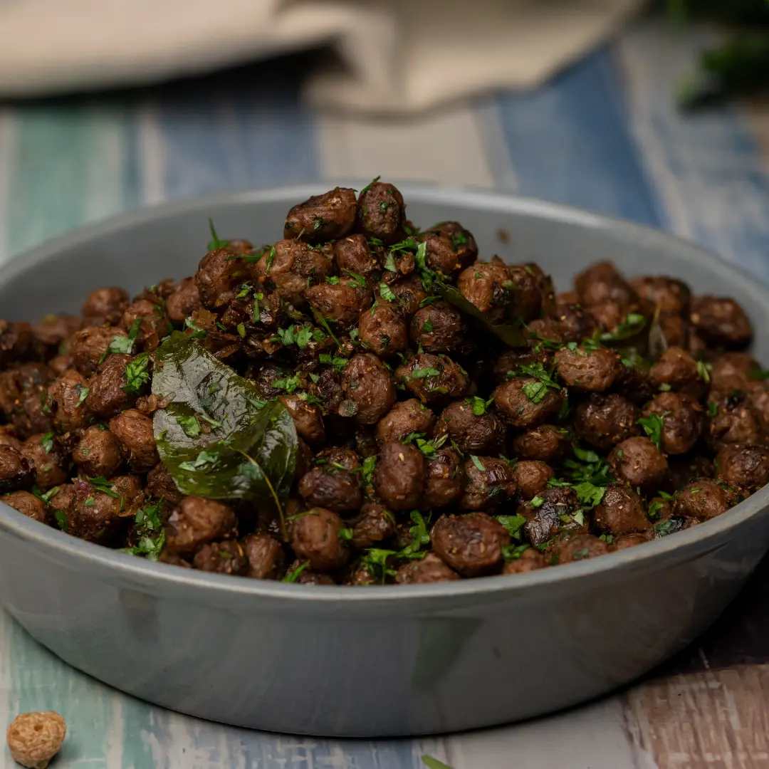 Soya Chunk Pepper Fry